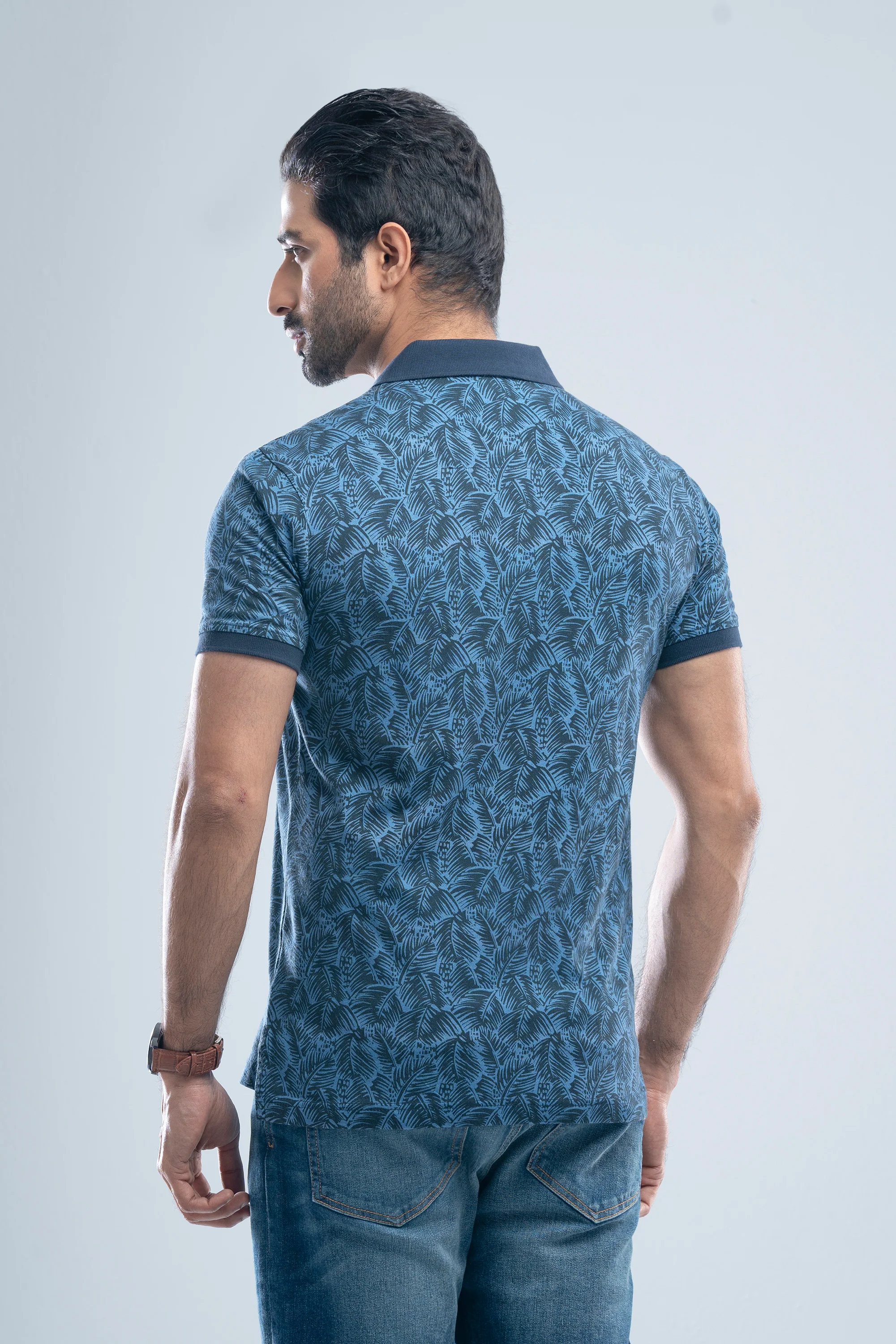 Relaxed Fit Pique Fabric Washed Polo Shirt - XTXFMF