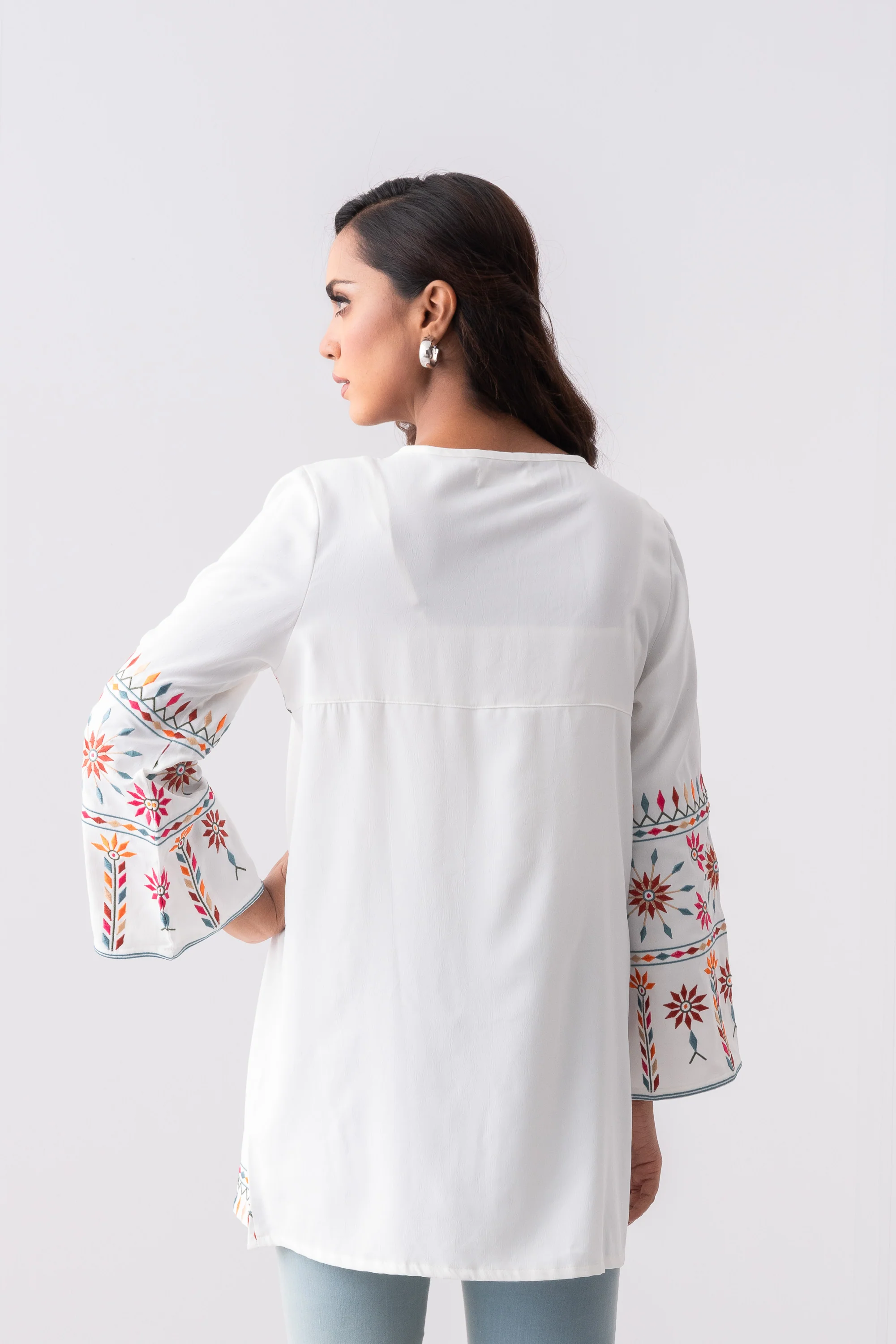 Textured Georgette Fashion Top - XTXFMF