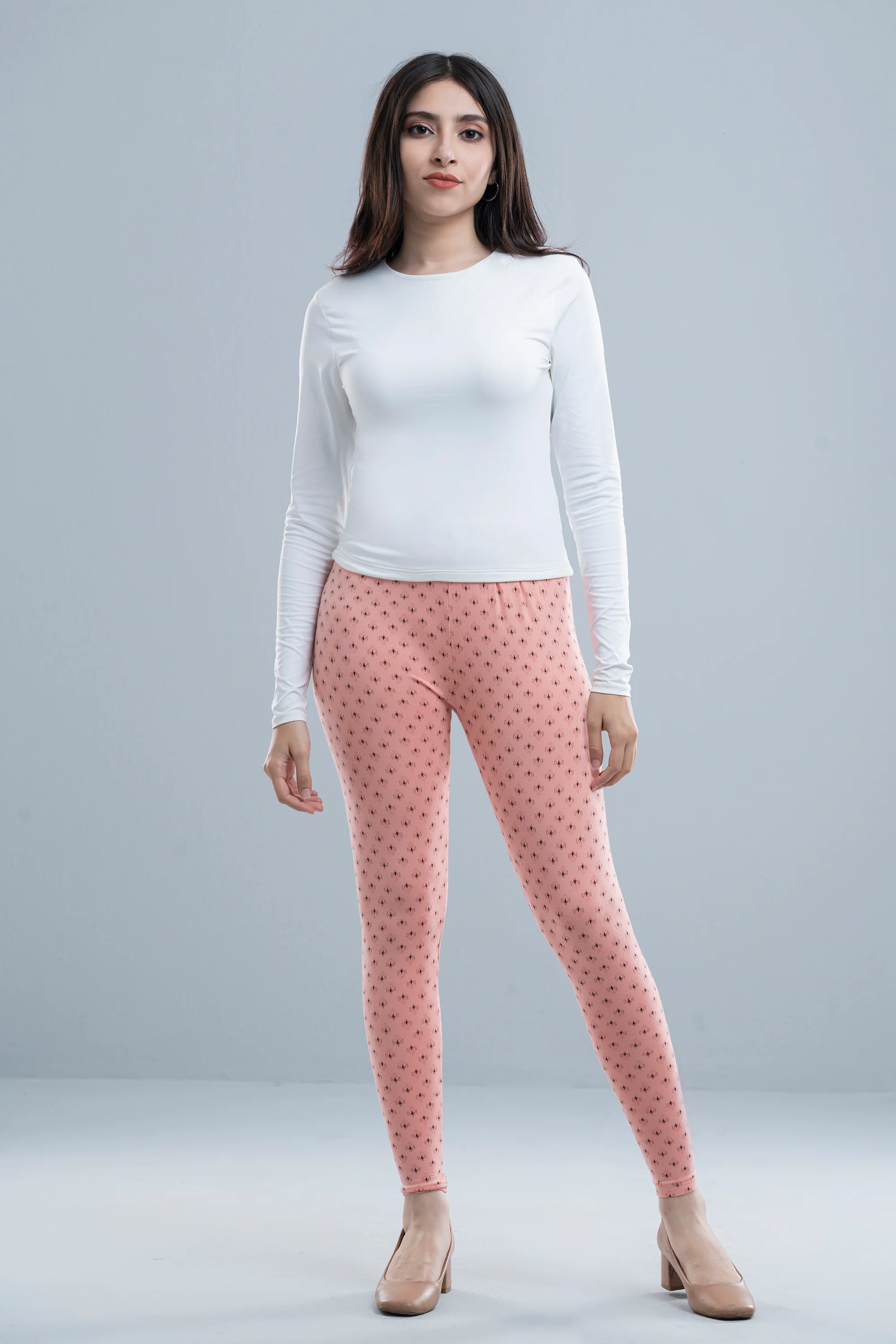Allover Printed Viscose-Spandex Leggings - XTXFMF