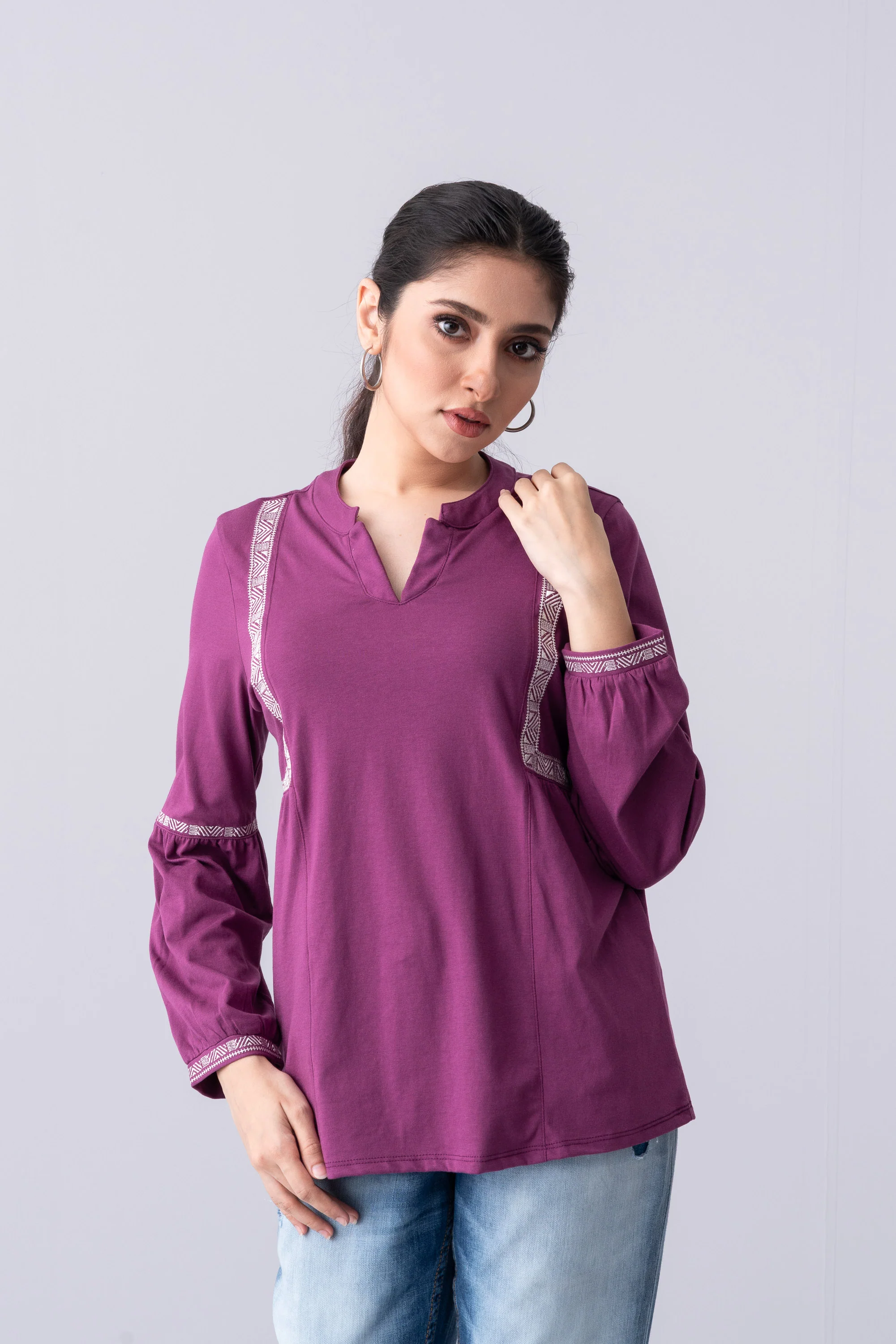 Relaxed Fit Short-Length Knit Top - XTXFMF