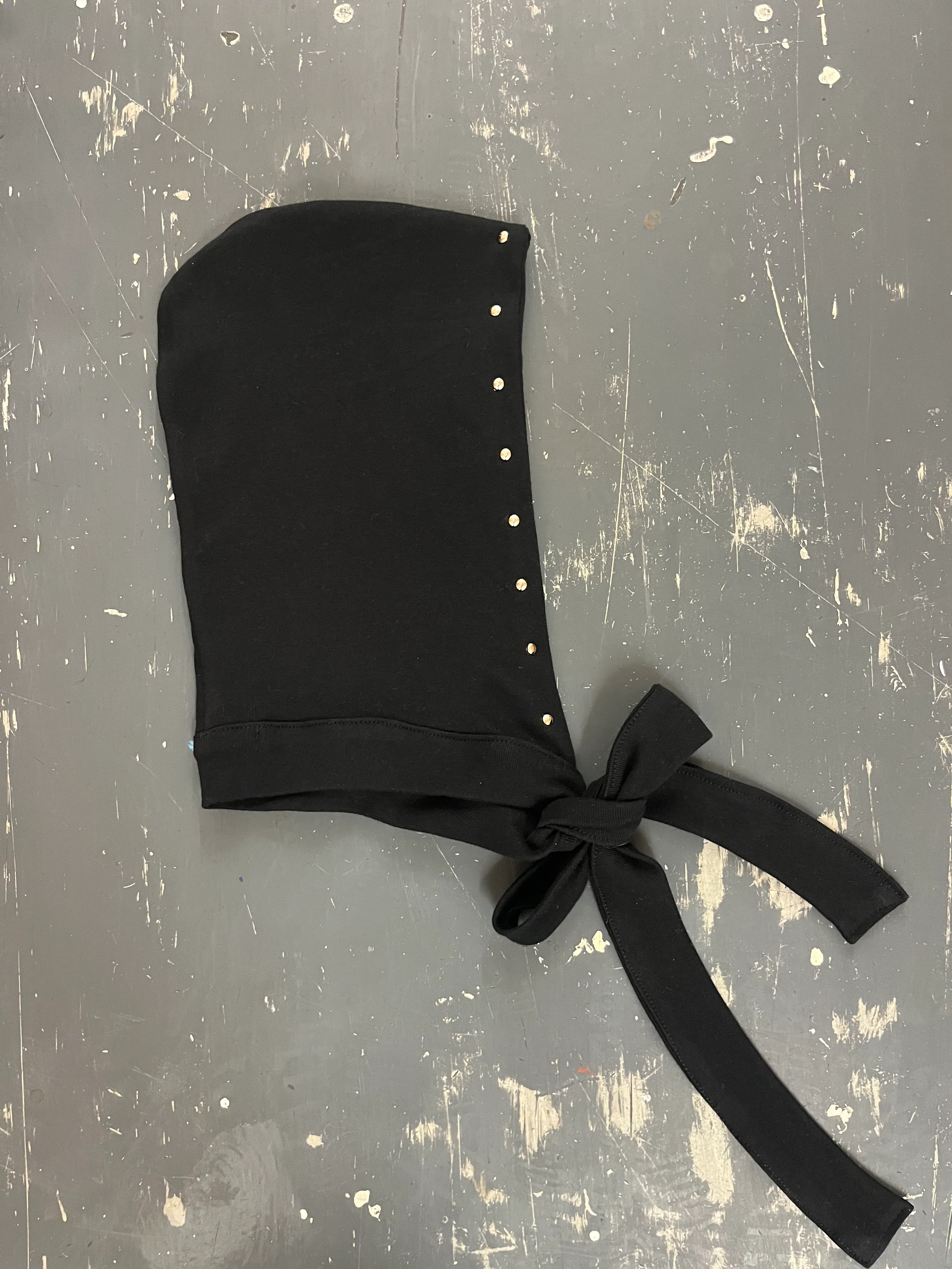 Black Jersey Bonnet - XTXFMF