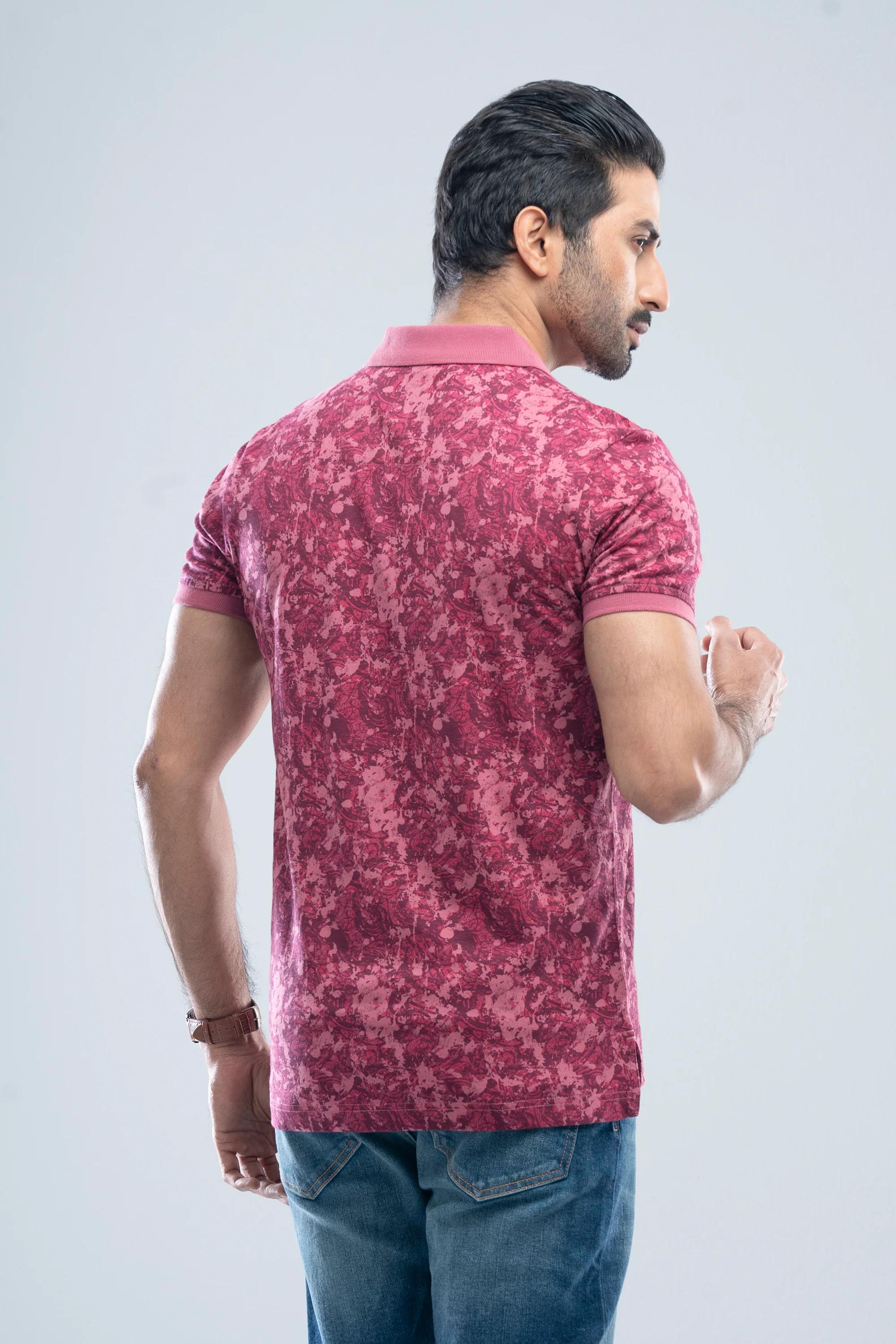 Regular Fit Printed Polo Shirt - XTXFMF