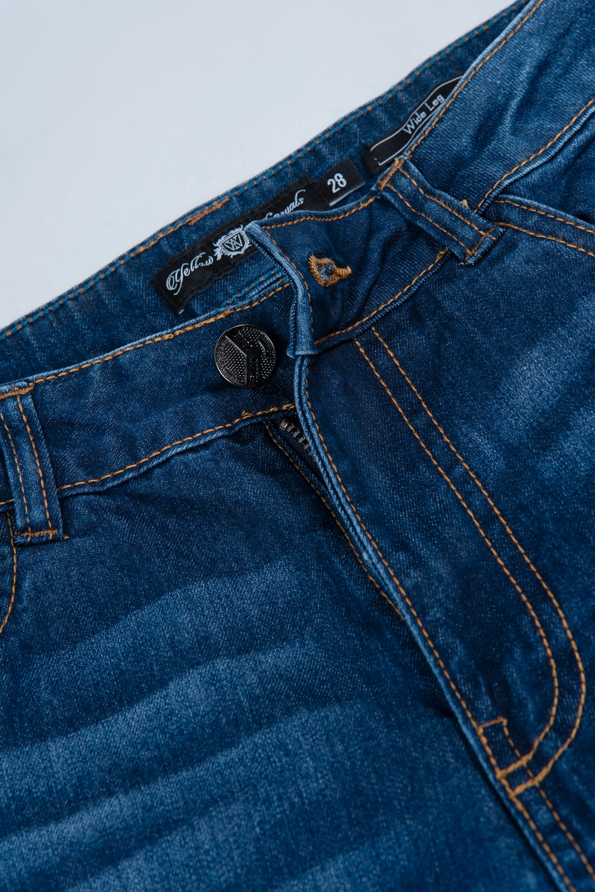 Wide-Leg Embroidered Denim - XTXFMF