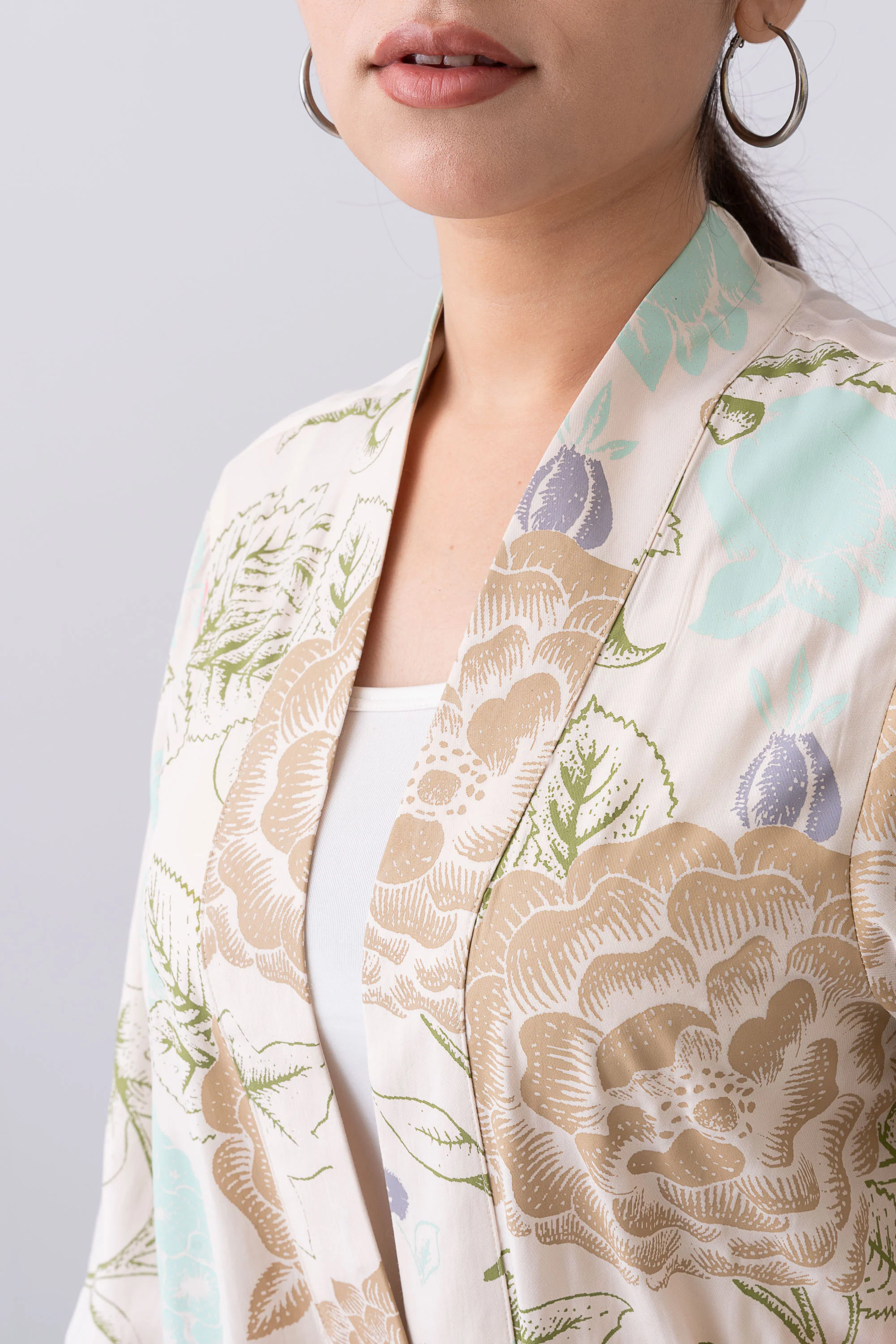 Regular Fit Georgette Bolero Top - XTXFMF