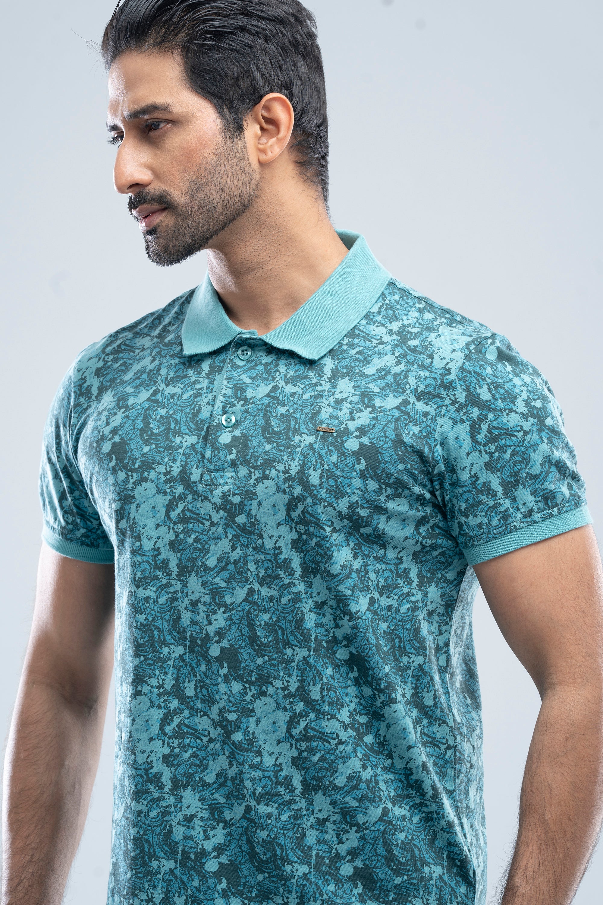 Regular Fit Printed Polo Shirt - XTXFMF