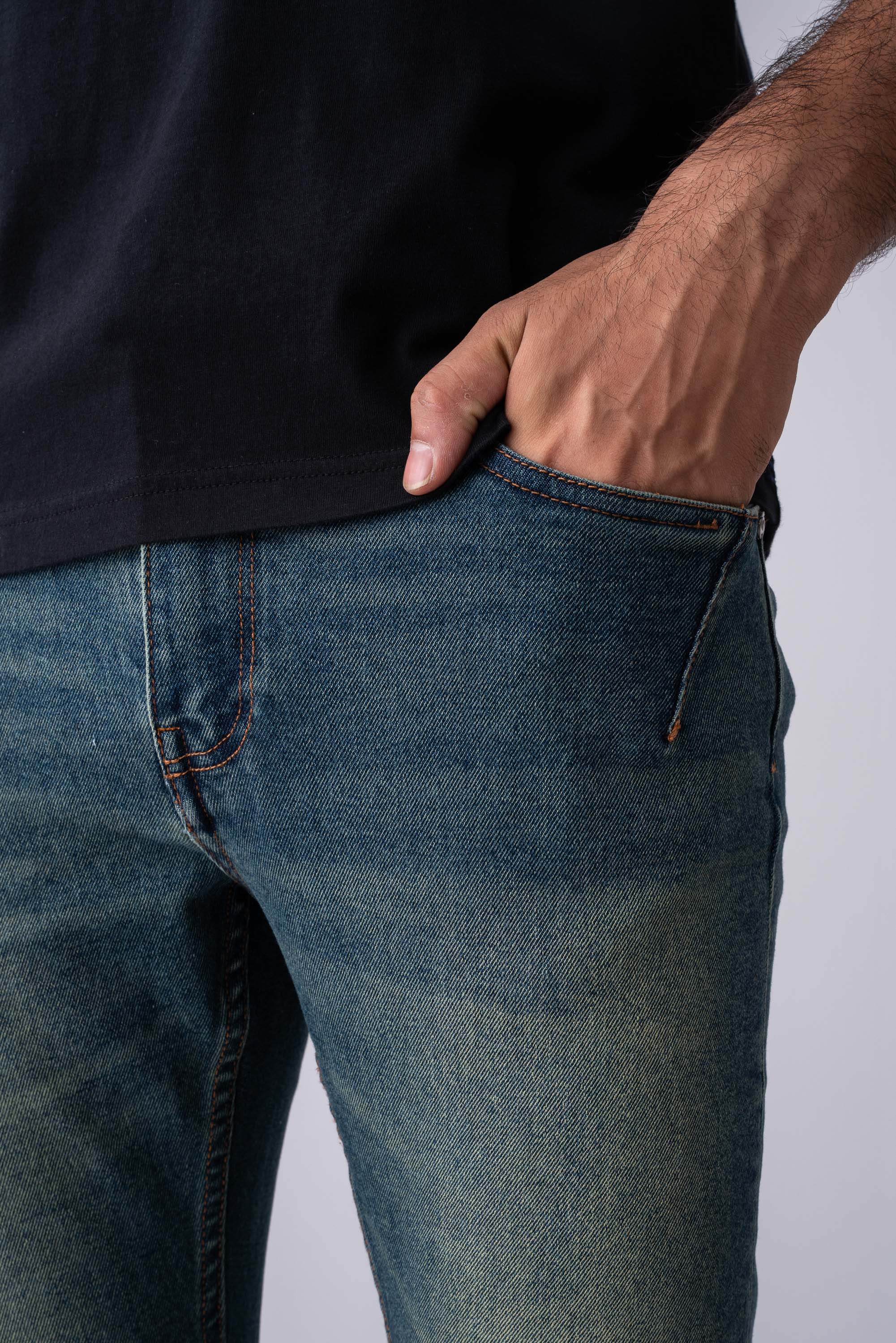 Slim Fit Indigo Earth Jeans - XTXFMF