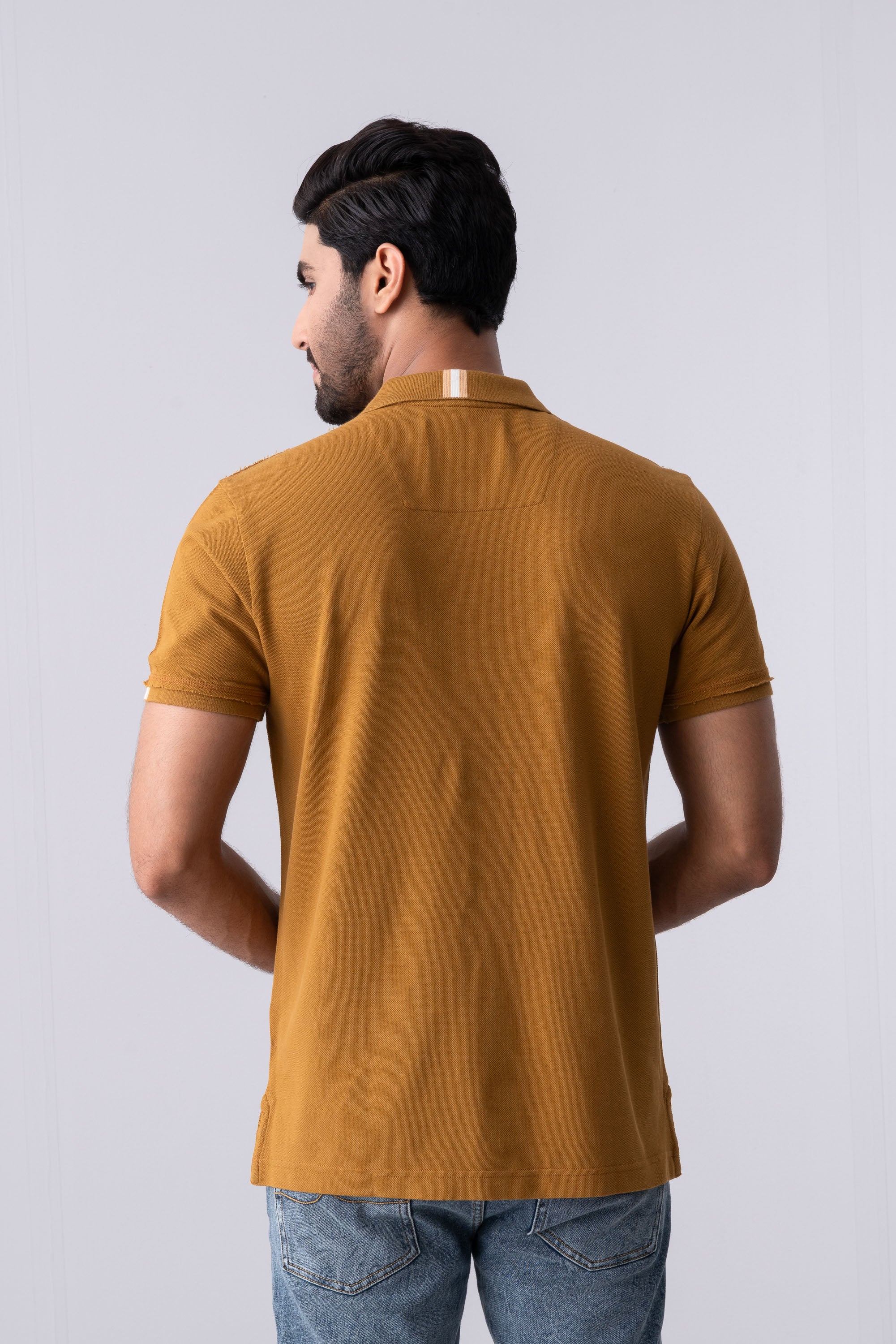 Regular Fit Washed Polo Shirt - XTXFMF