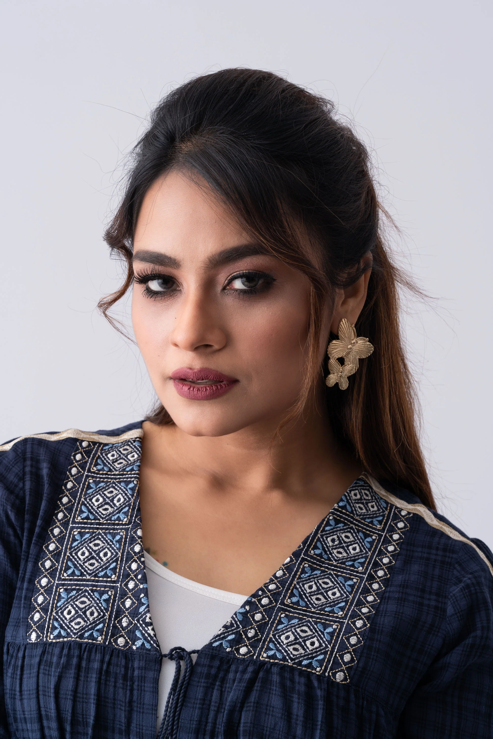 Bohemian-Style Embroidered Bolero Top - XTXFMF