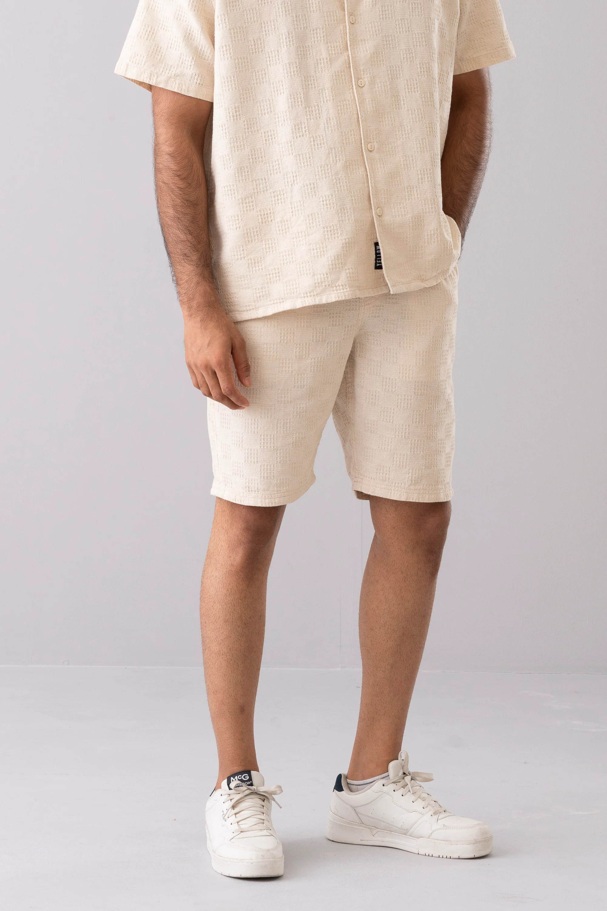 Regular Fit Textured Shorts - XTXFMF