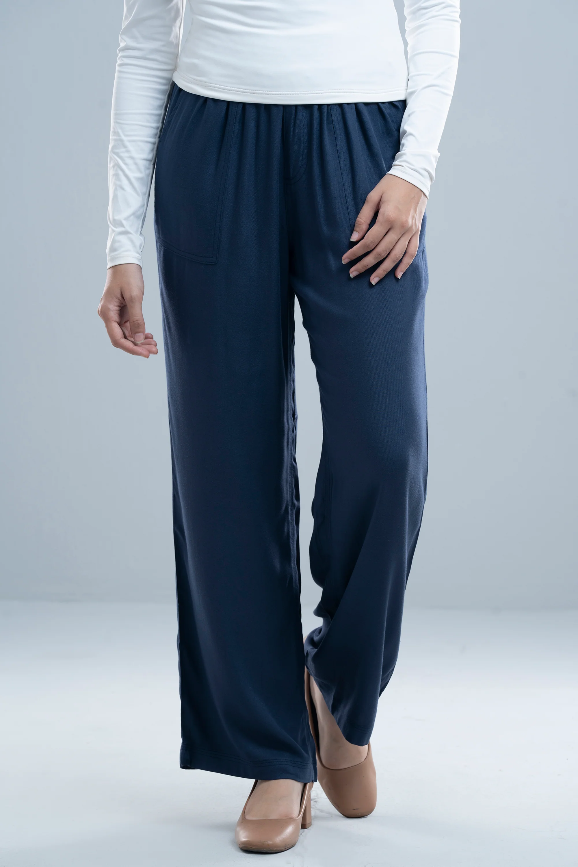 Loose Fit Twill Pants - XTXFMF