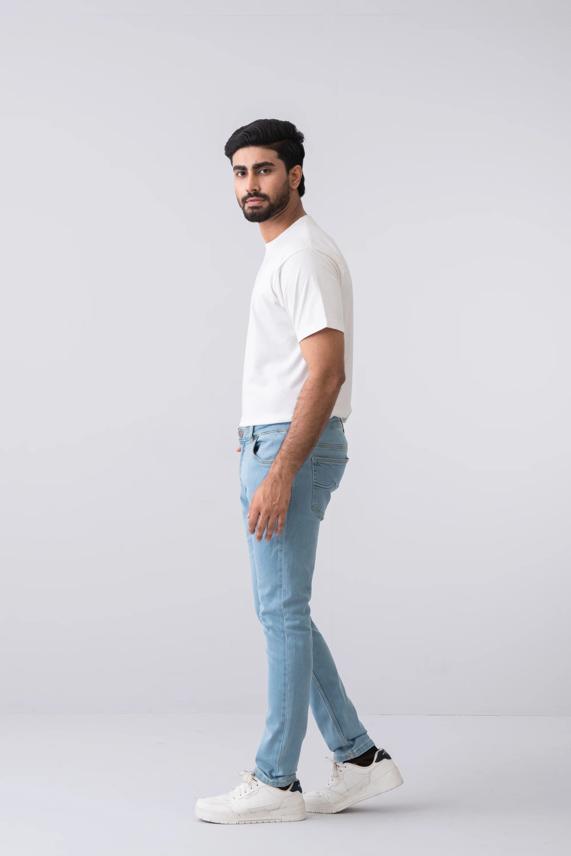 Skinny Fit Light Blue Jeans - XTXFMF