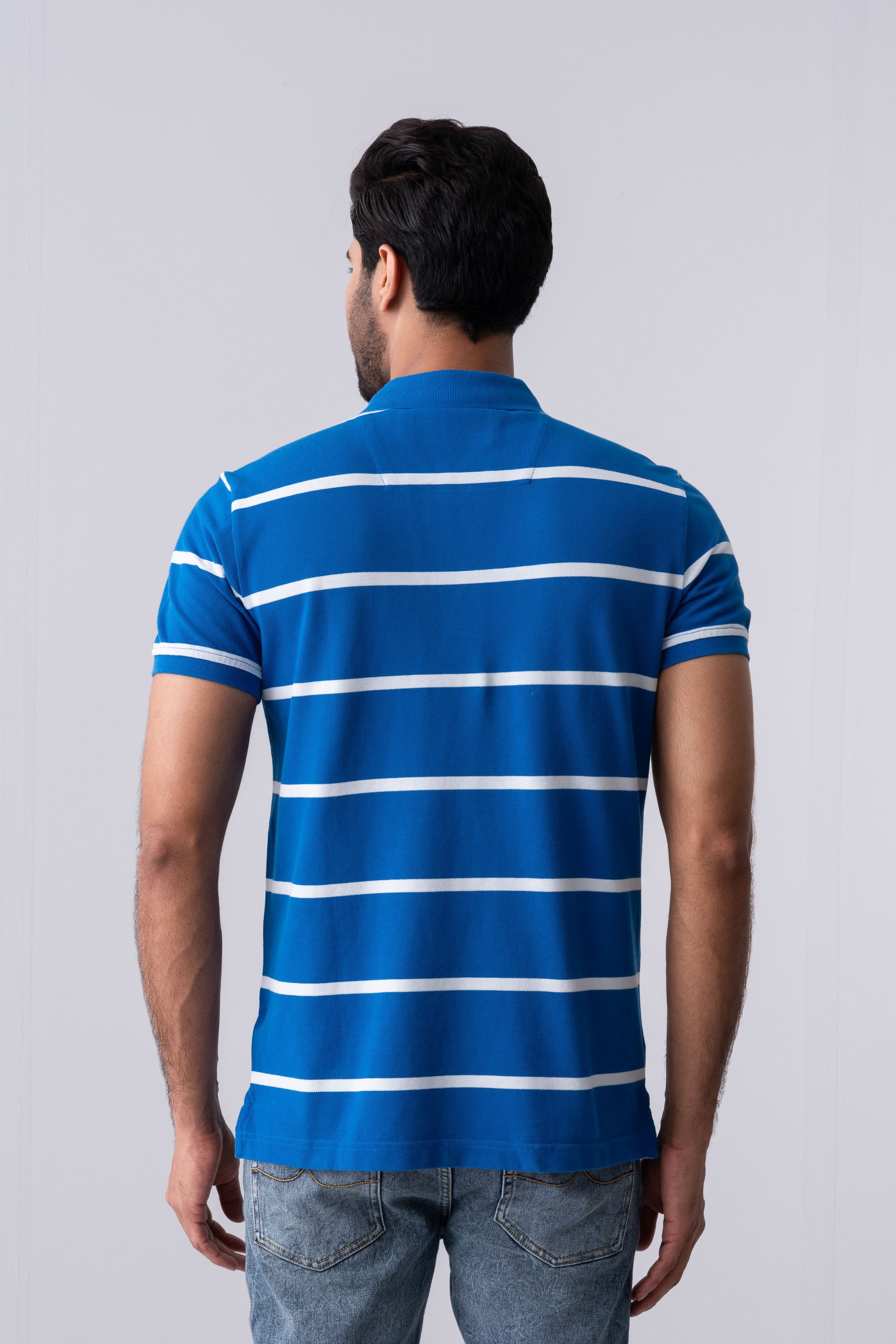 Regular Fit Yarn-Dyed Polo Shirt - XTXFMF