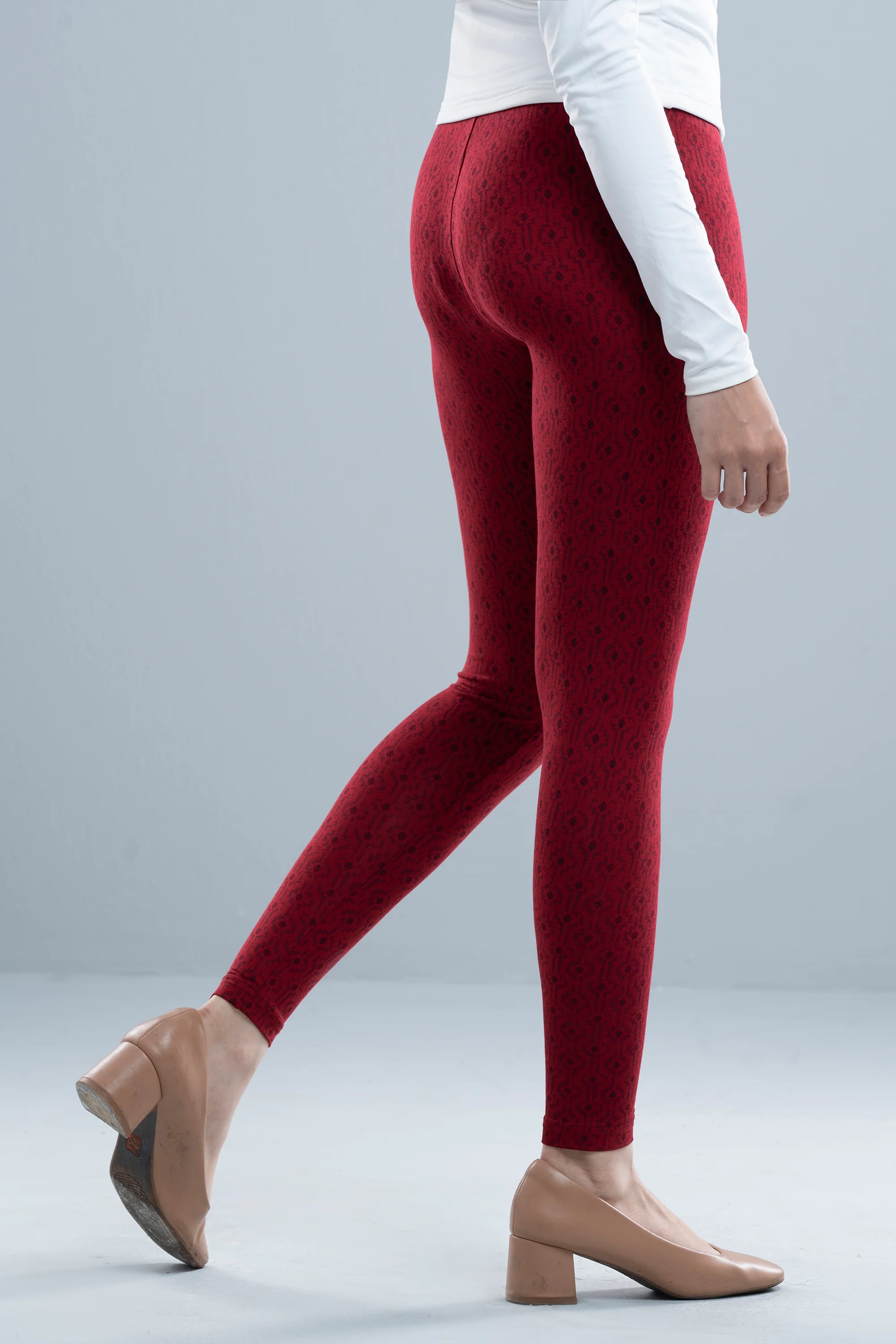 Allover Rotary Printed Leggings - XTXFMF