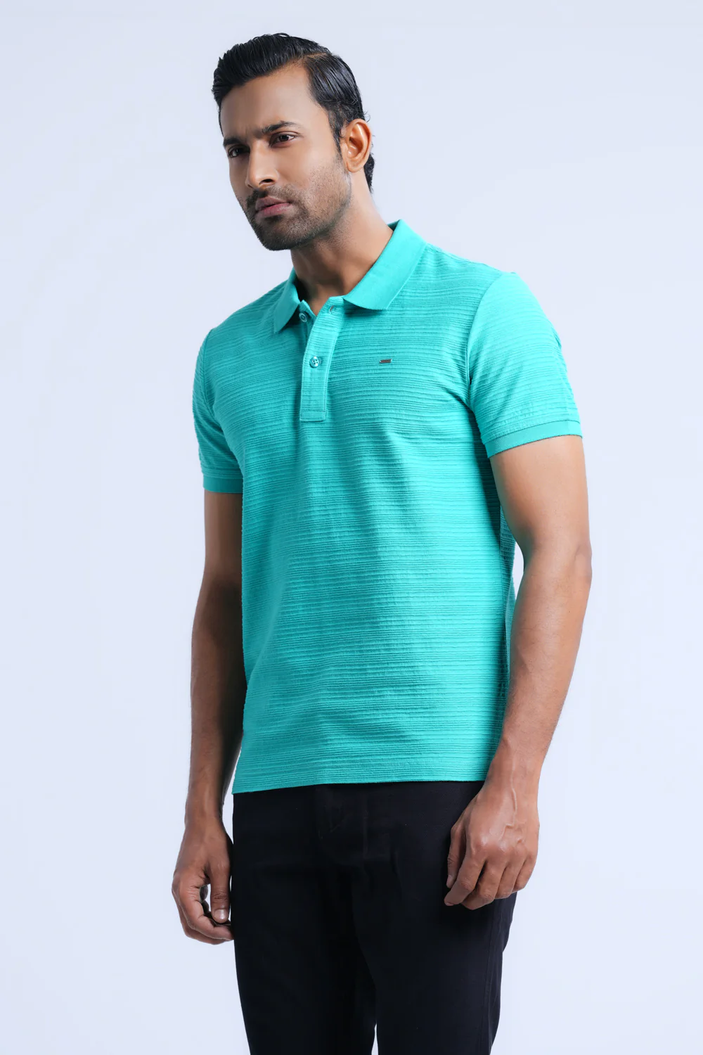 Regular Fit Ottoman Jersey Polo Shirt - XTXFMF