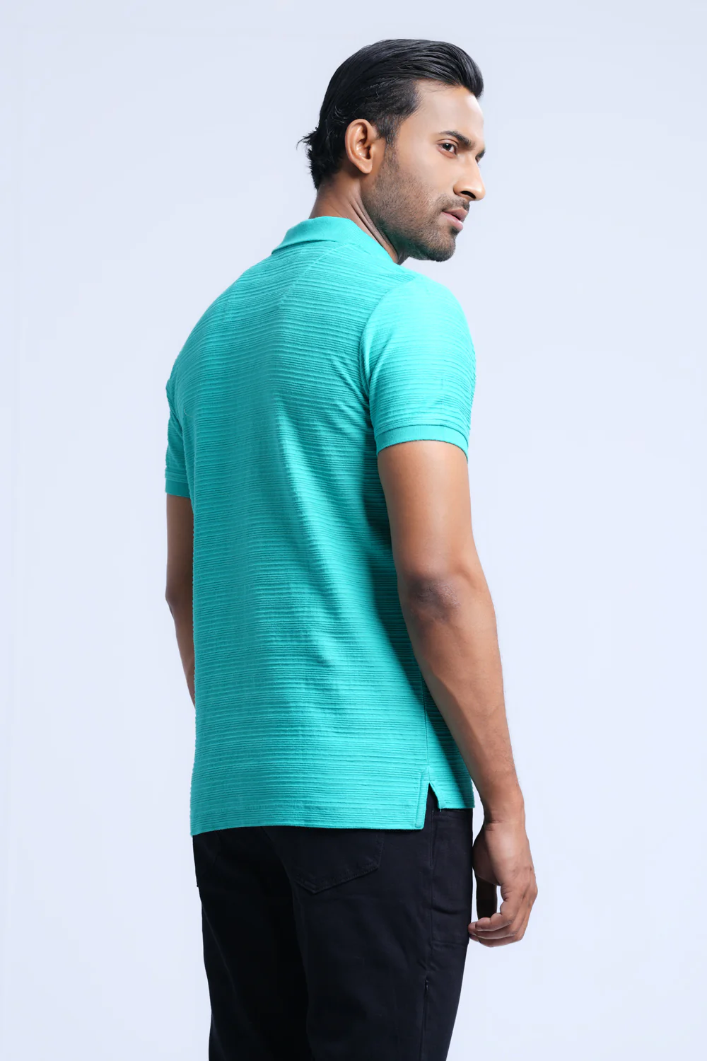 Regular Fit Ottoman Jersey Polo Shirt - XTXFMF