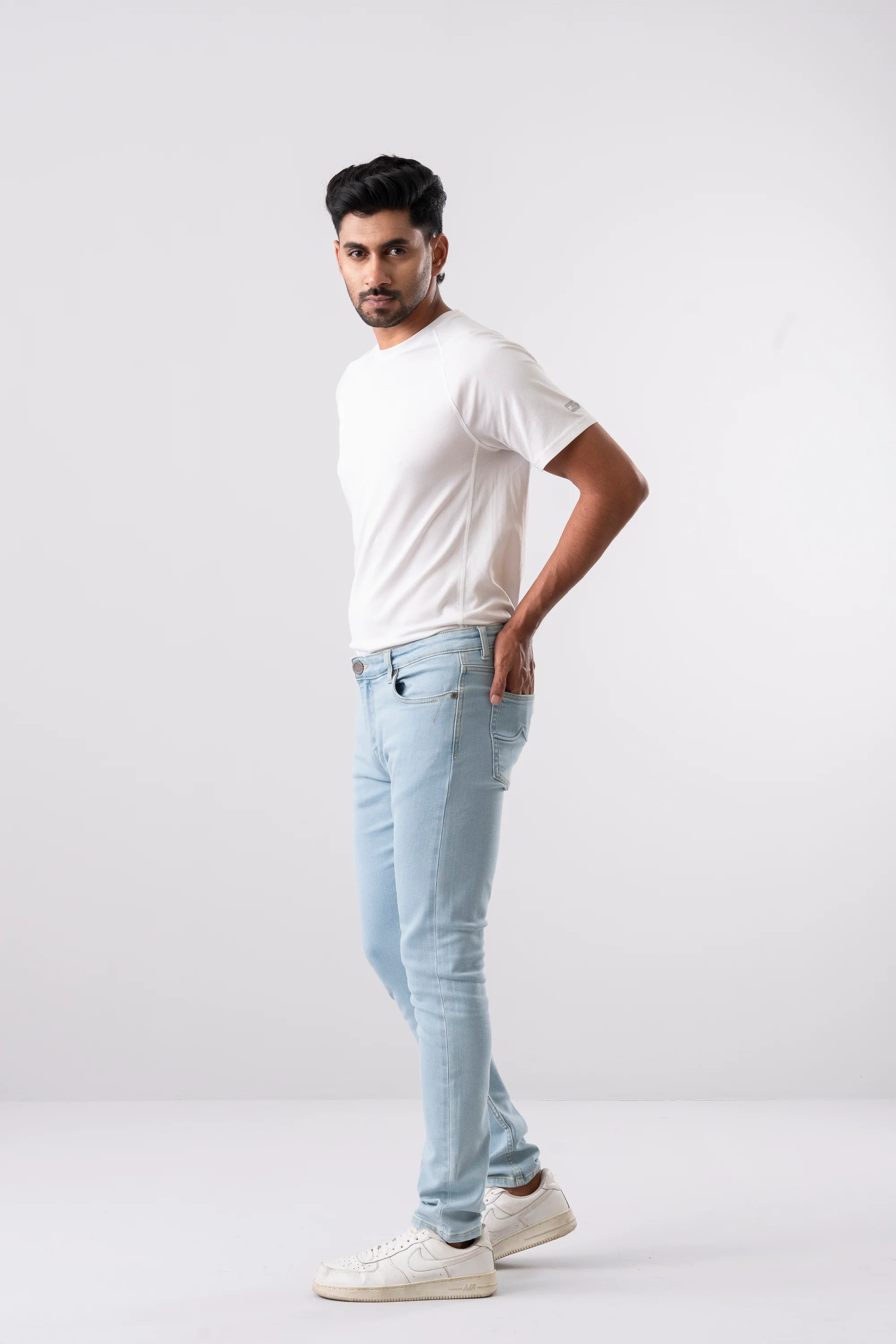 Skinny Fit Light Blue Jeans - XTXFMF