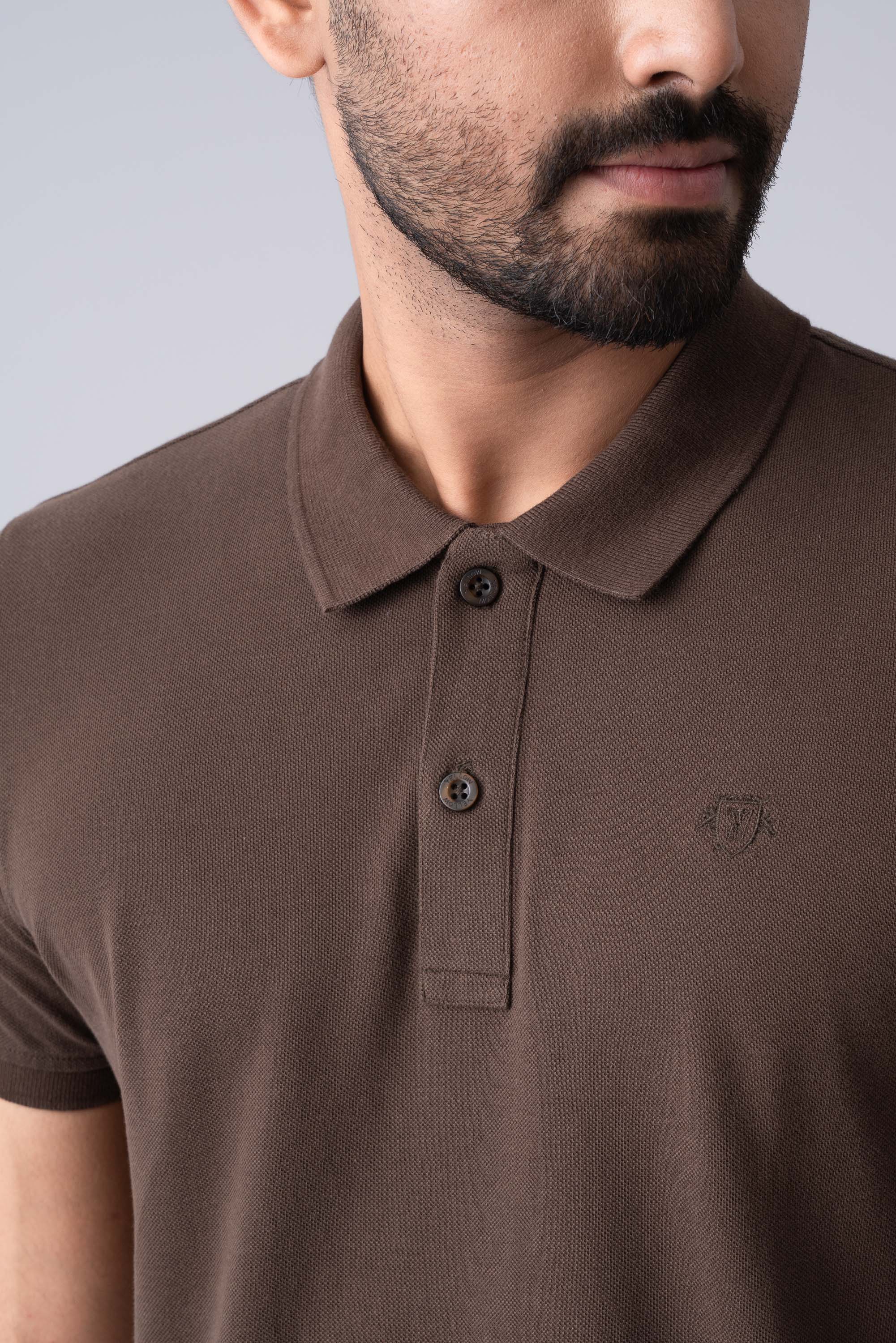 Regular Fit Solid Polo Shirt - XTXFMF