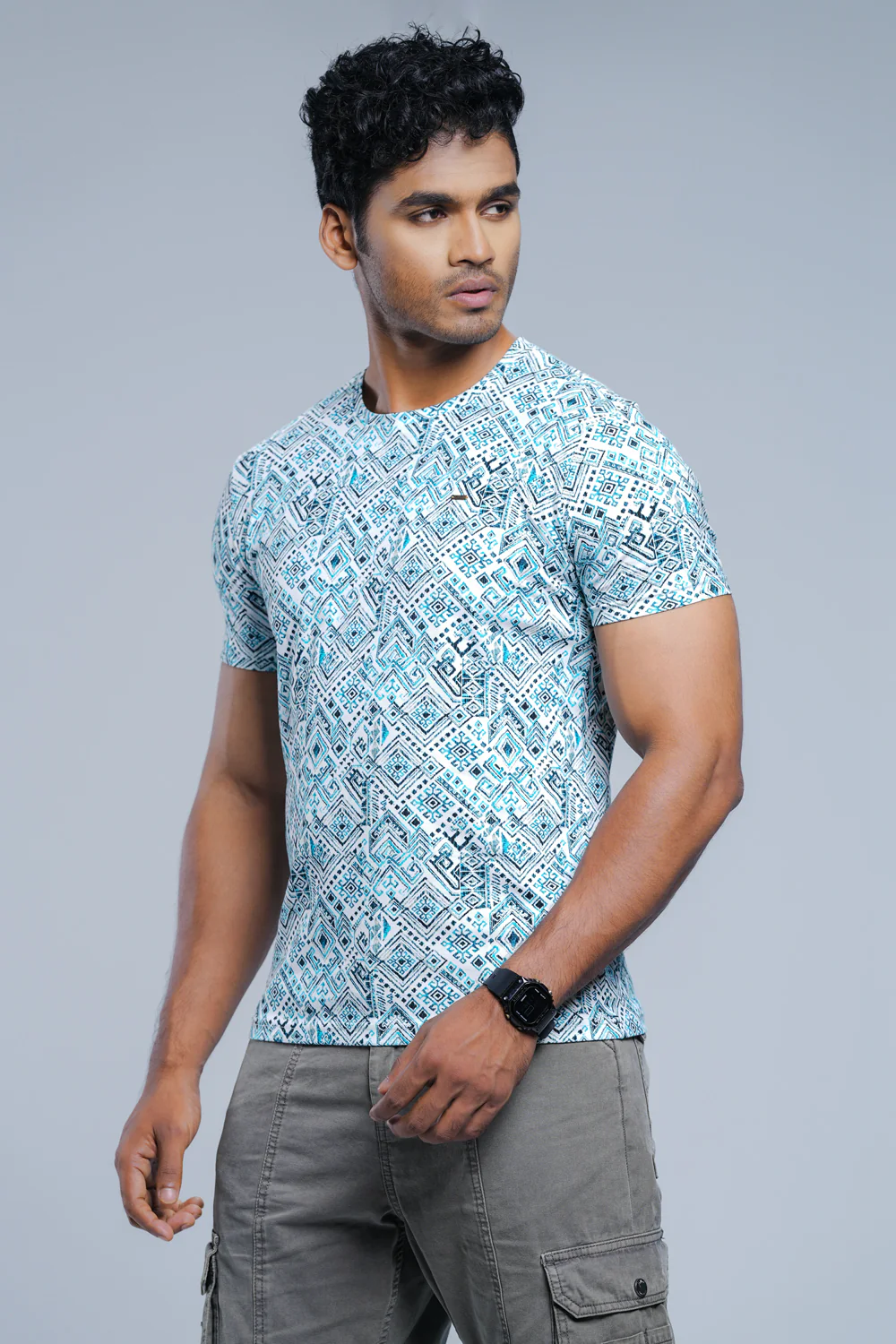 Regular Fit Printed Cotton T-shirt - XTXFMF