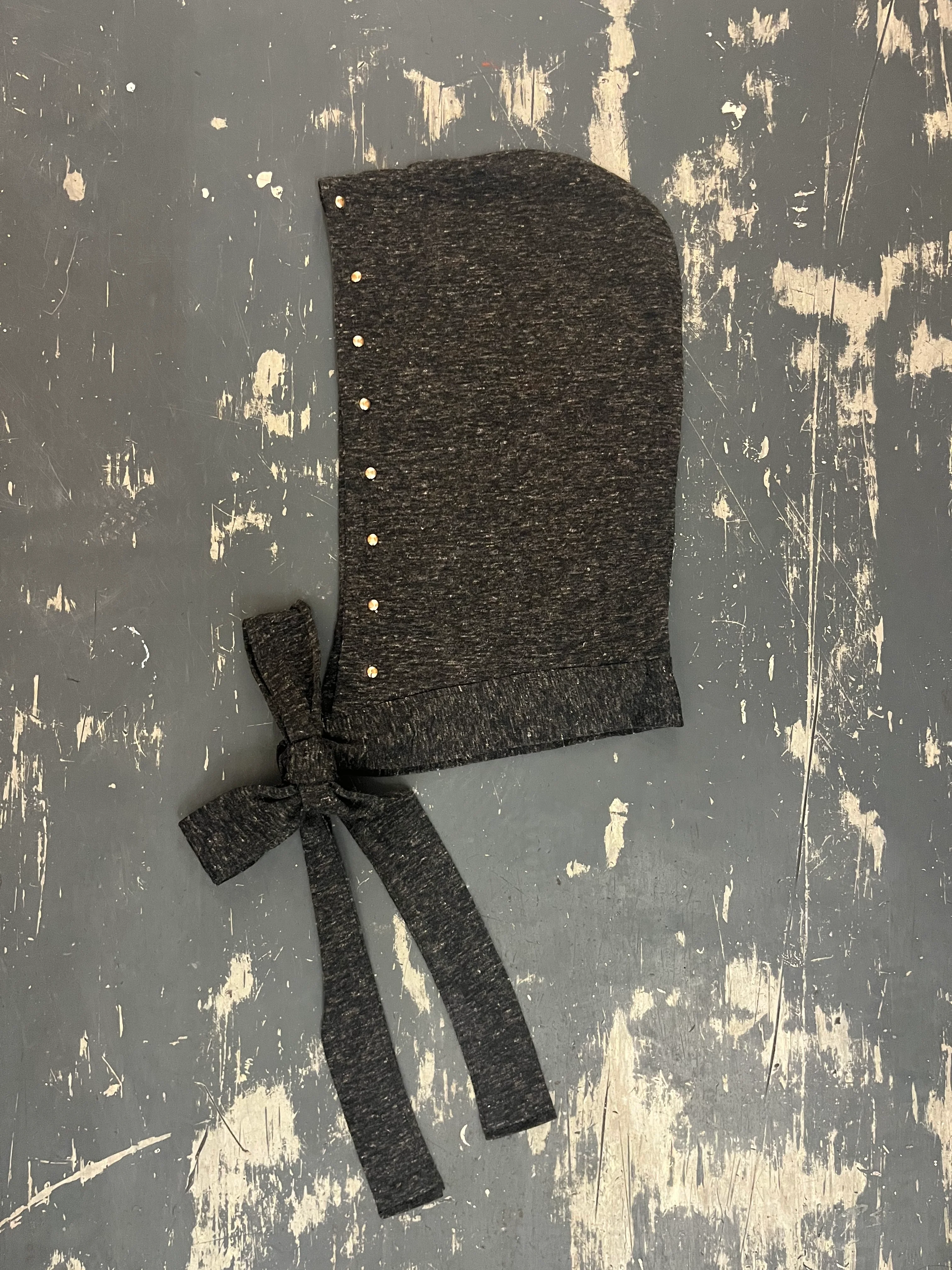 Charcoal Jersey Bonnet - XTXFMF