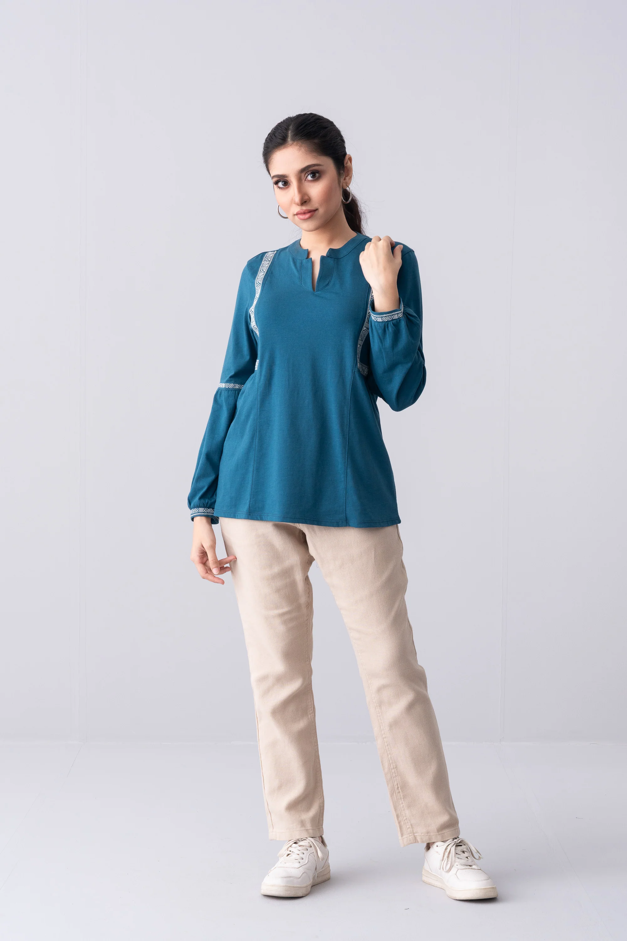 Regular Fit Twill Pants - XTXFMF