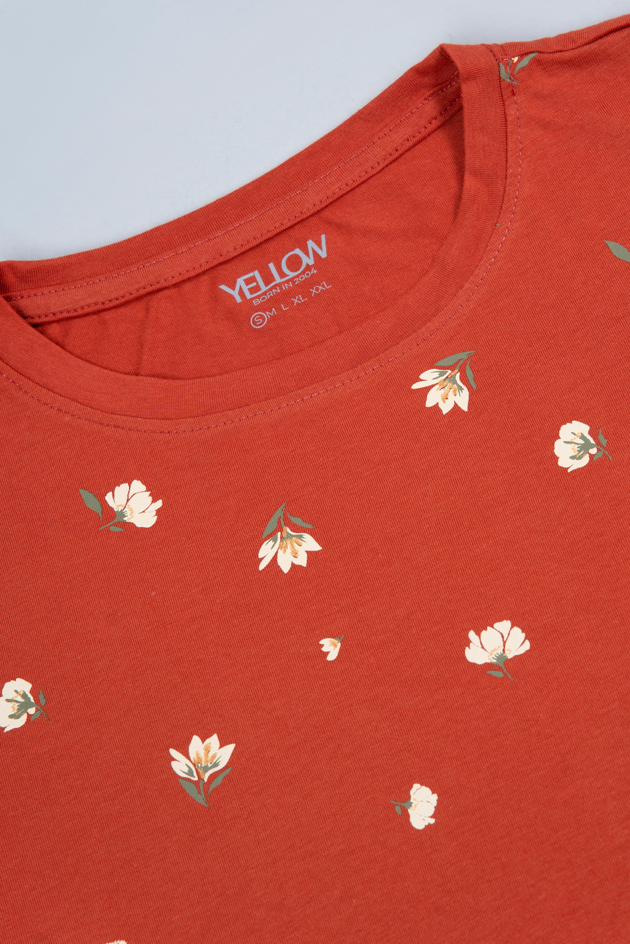 Relaxed Fit Floral Printed T-Shirt - XTXFMF