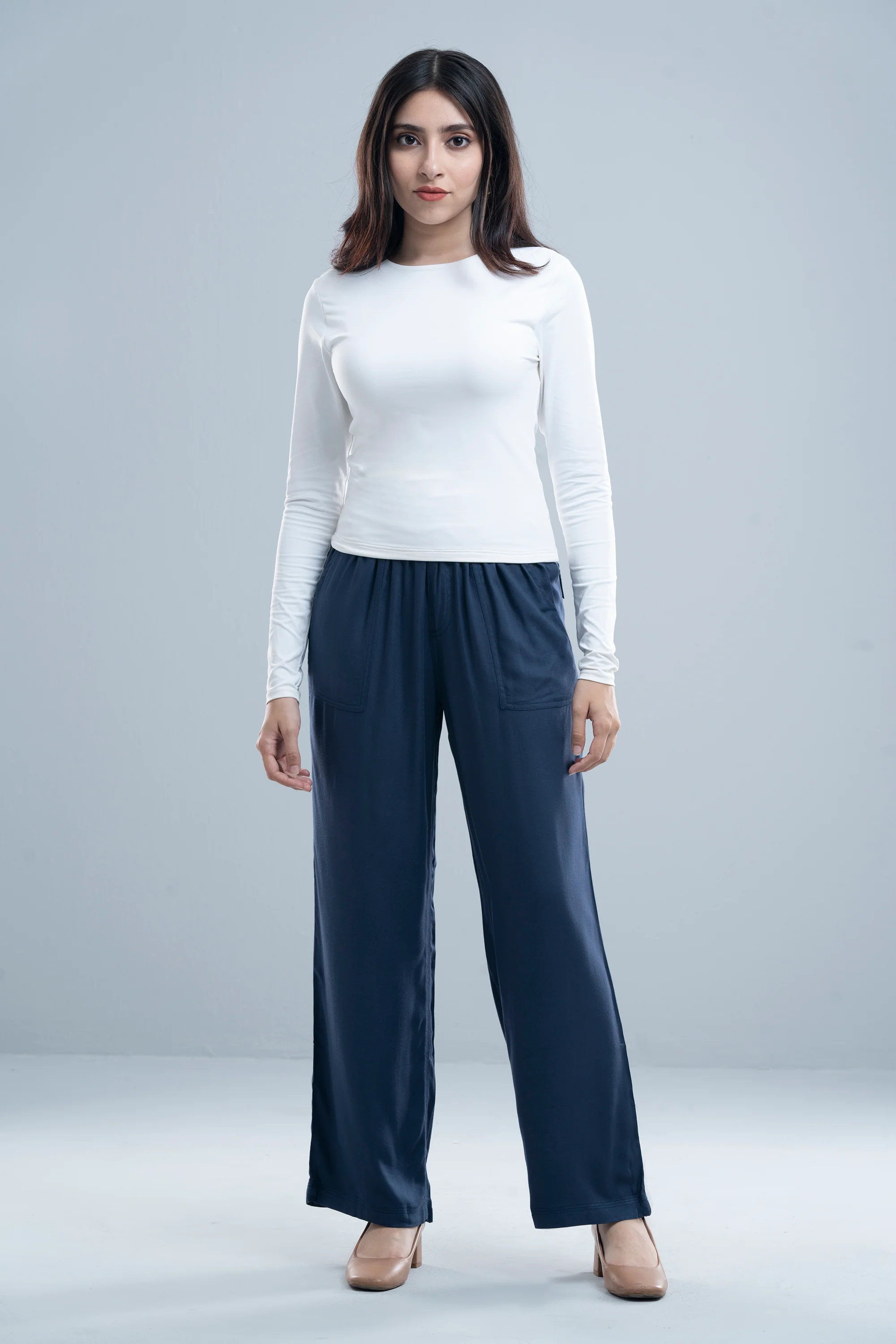 Loose Fit Twill Pants - XTXFMF