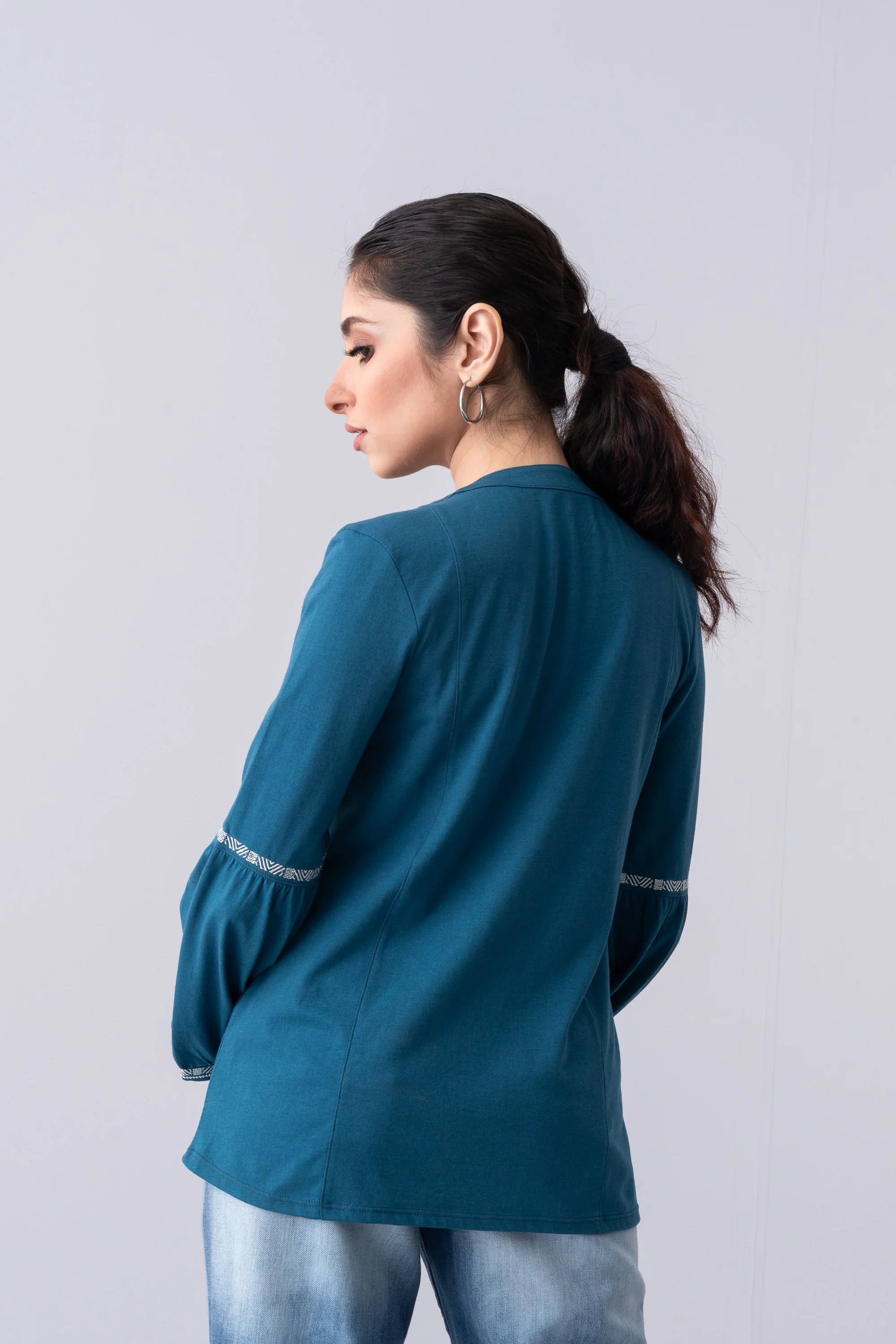 Relaxed Fit Short-Length Knit Top - XTXFMF