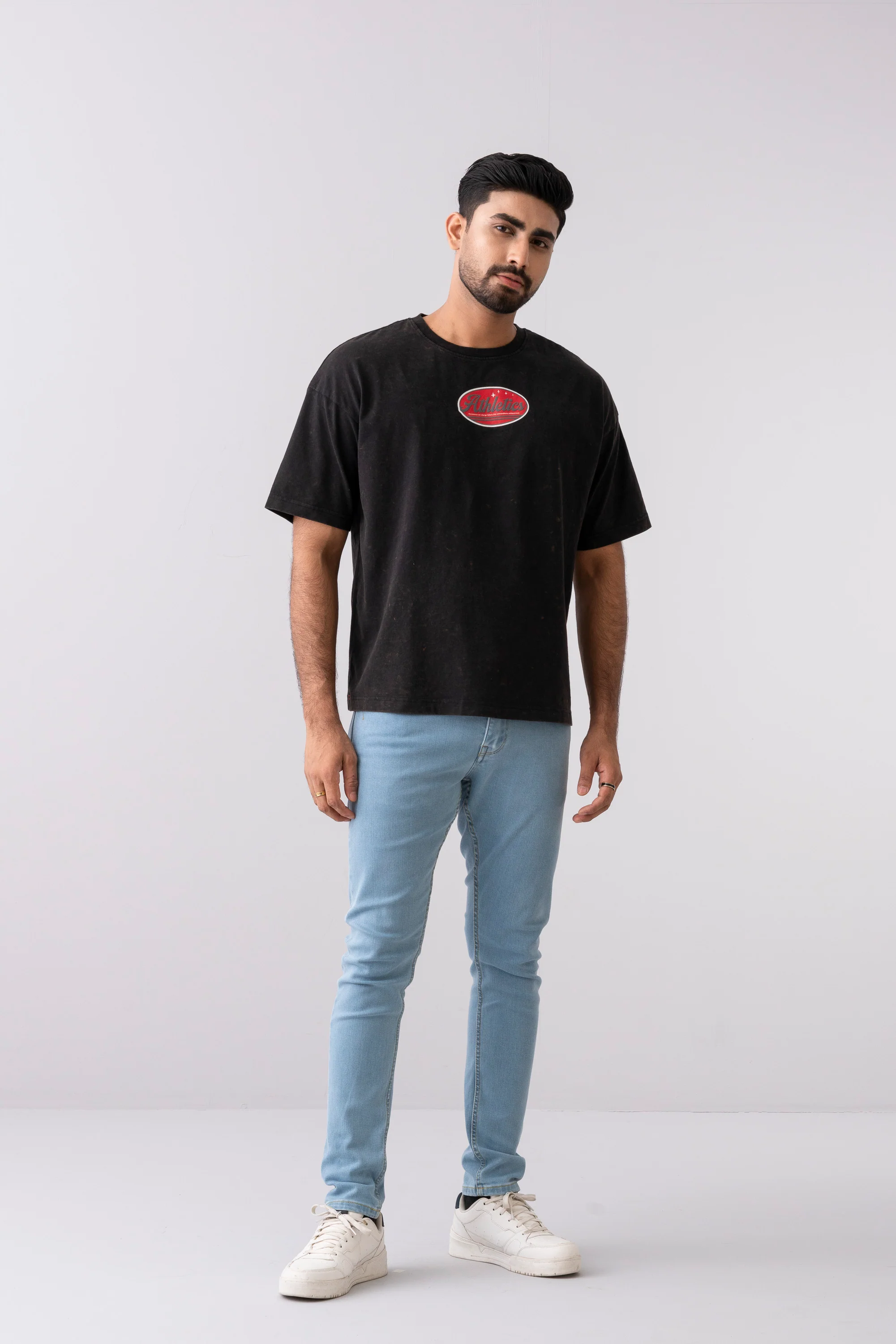 Oversized Fit Printed T-shirt - XTXFMF