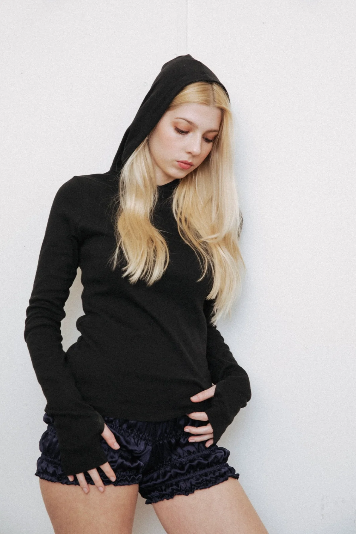 Black Jersey Hoodie - XTXFMF