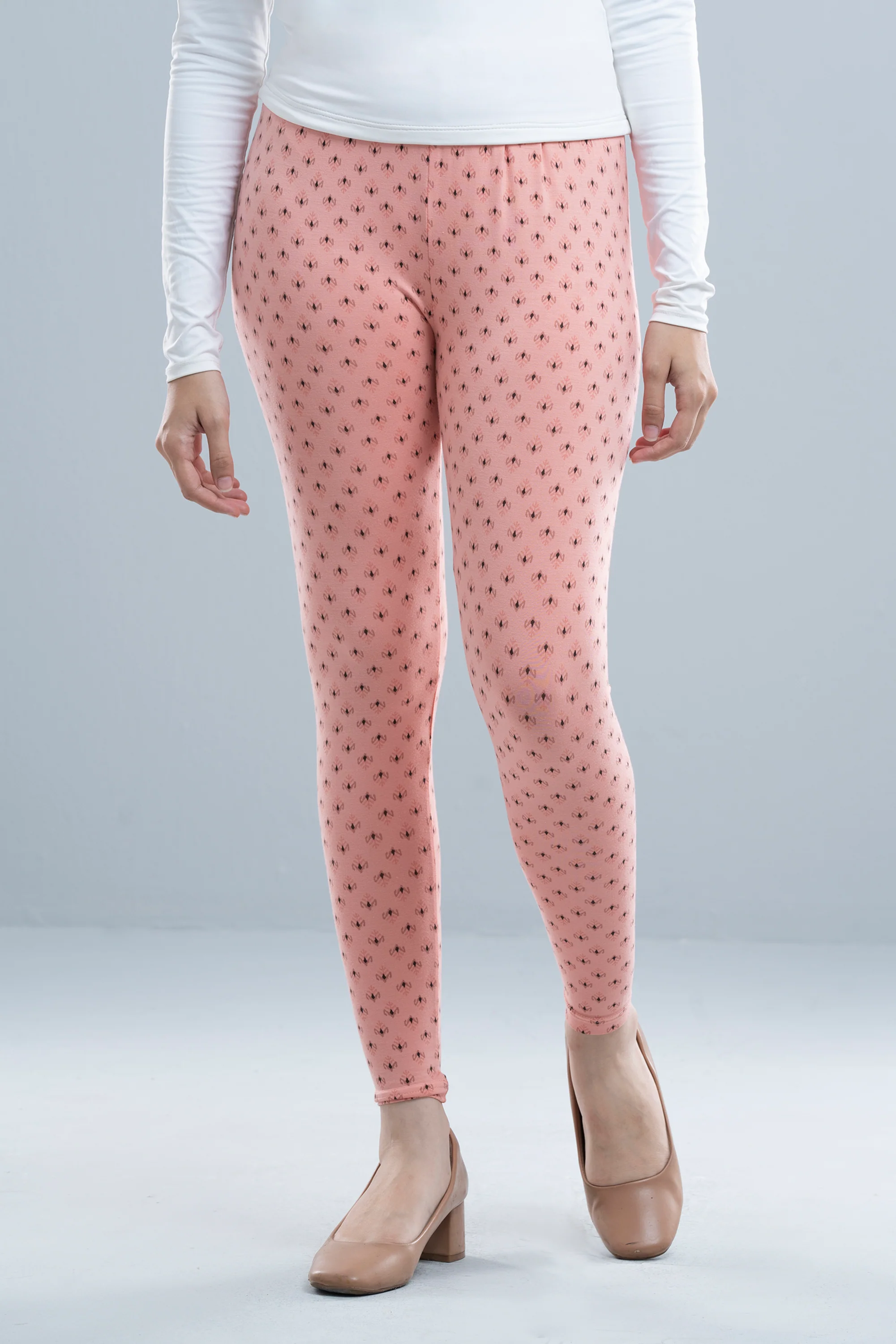 Allover Printed Viscose-Spandex Leggings - XTXFMF