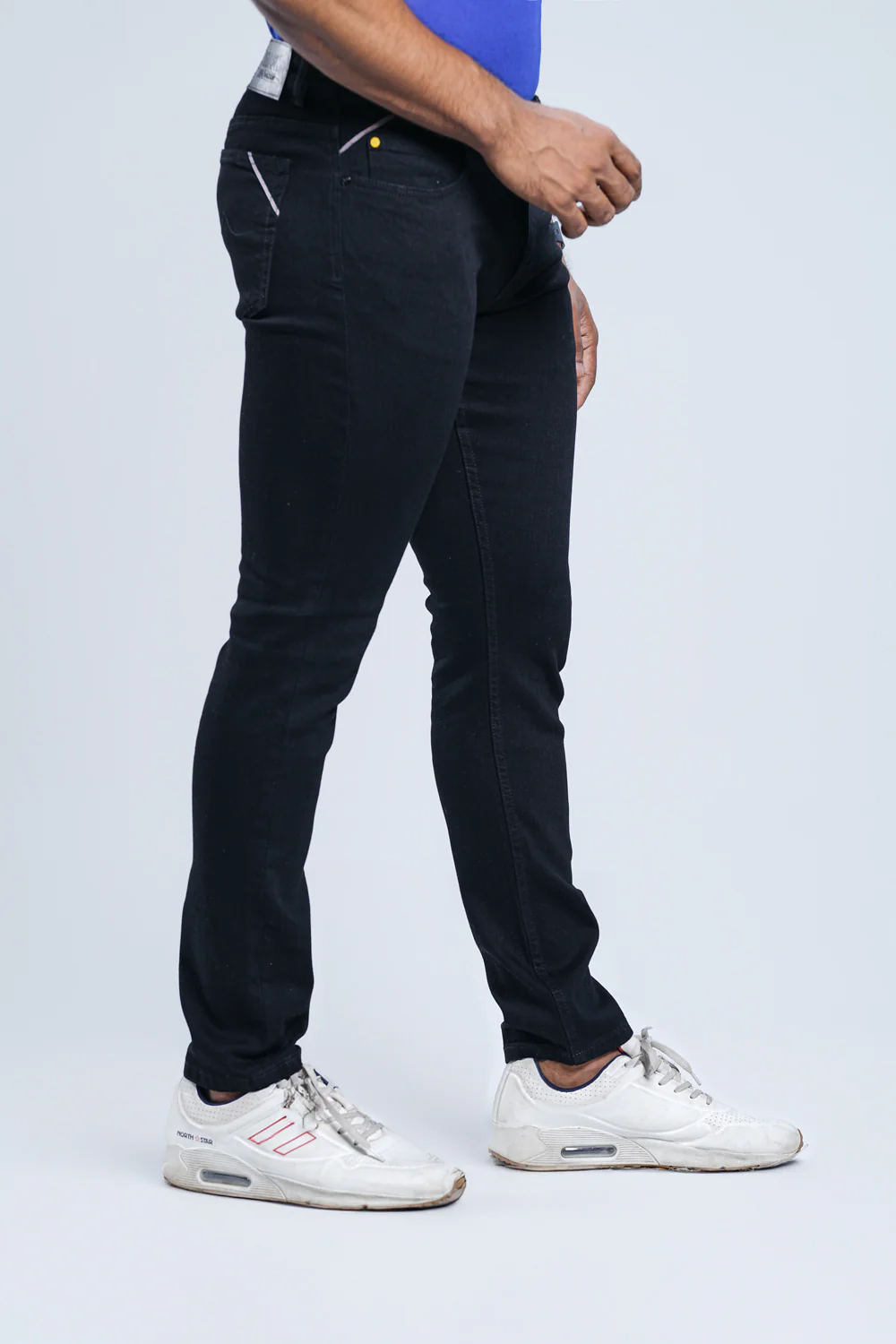 Slim Fit Black Selvedge Jeans - XTXFMF