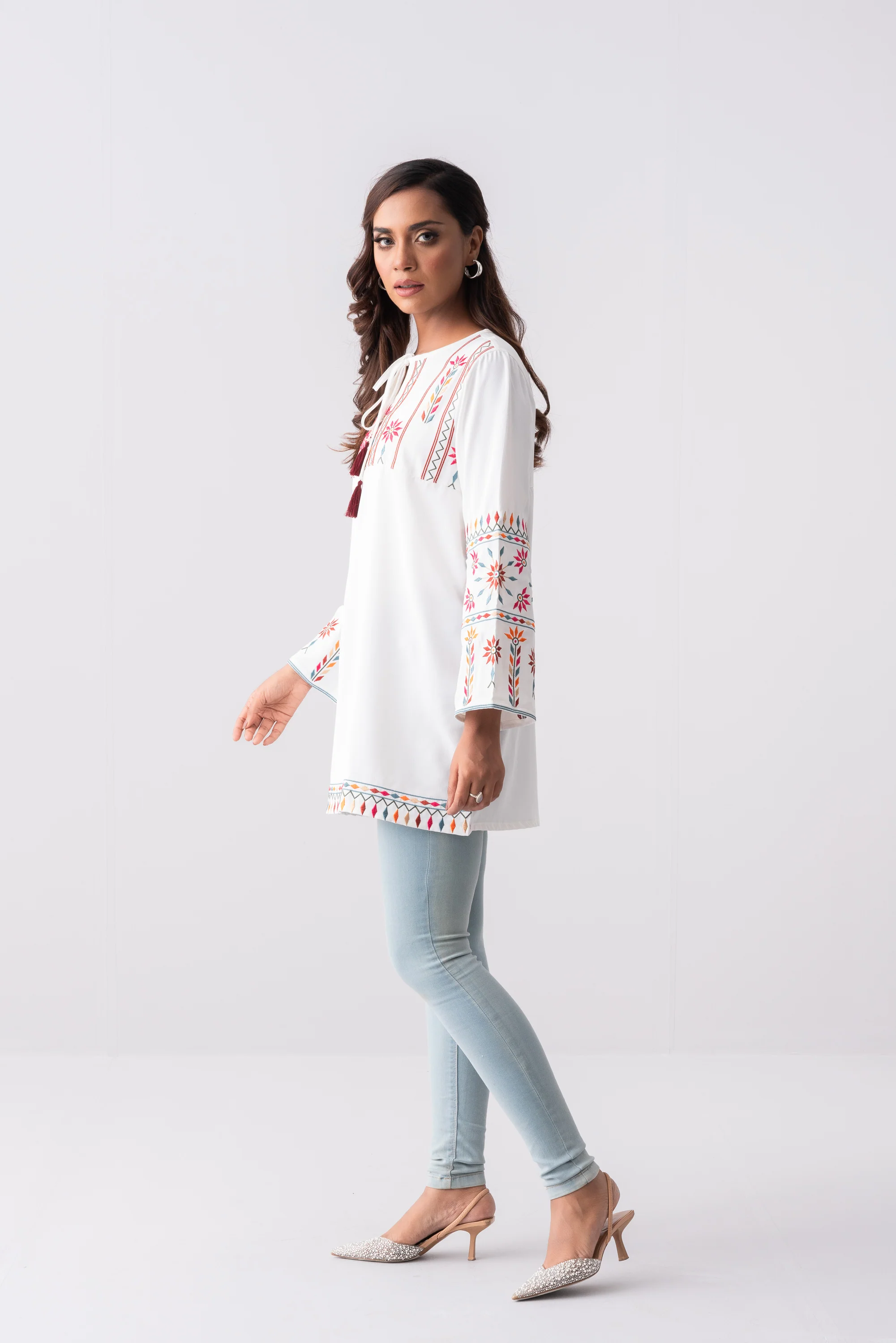 Textured Georgette Fashion Top - XTXFMF