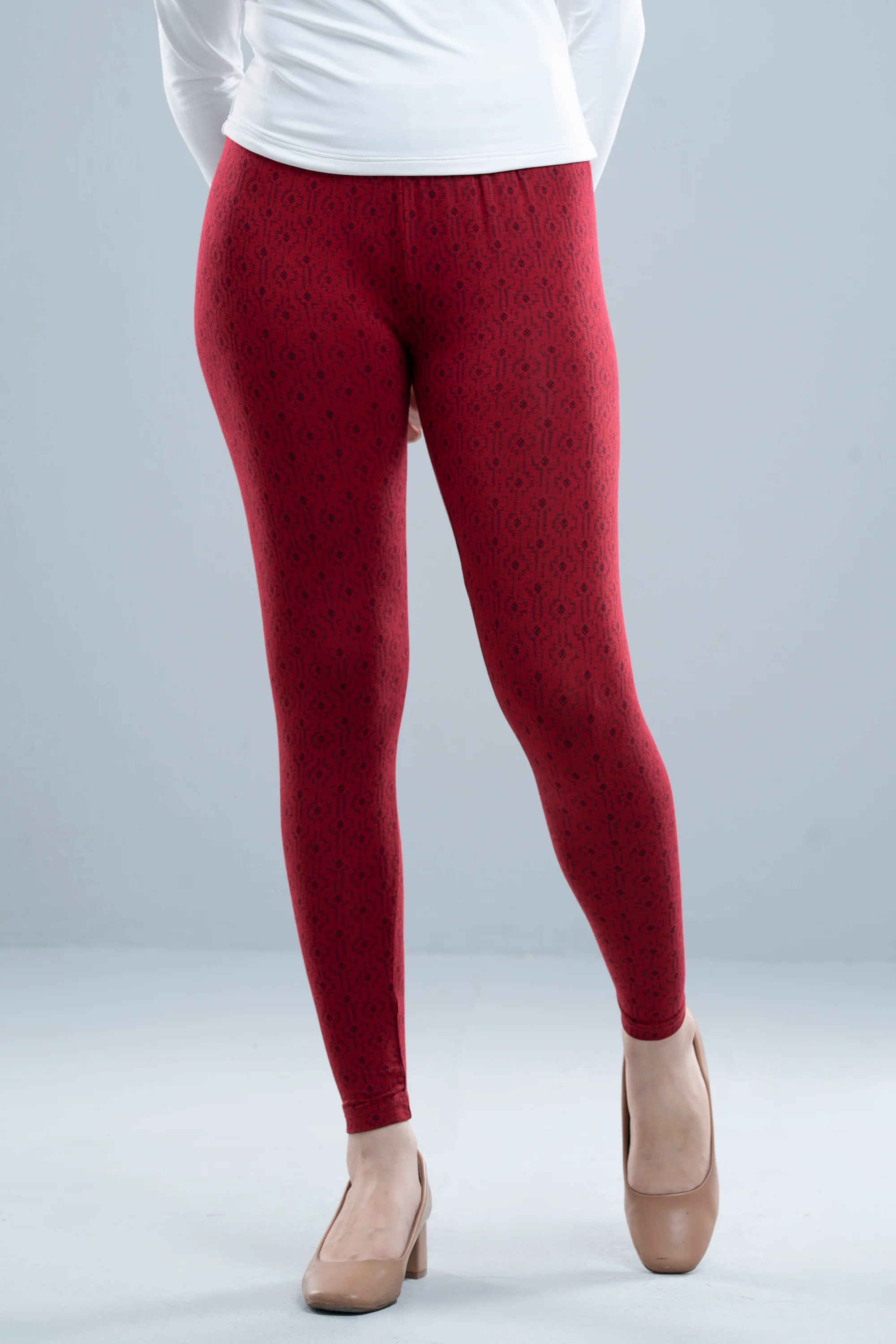 Allover Rotary Printed Leggings - XTXFMF