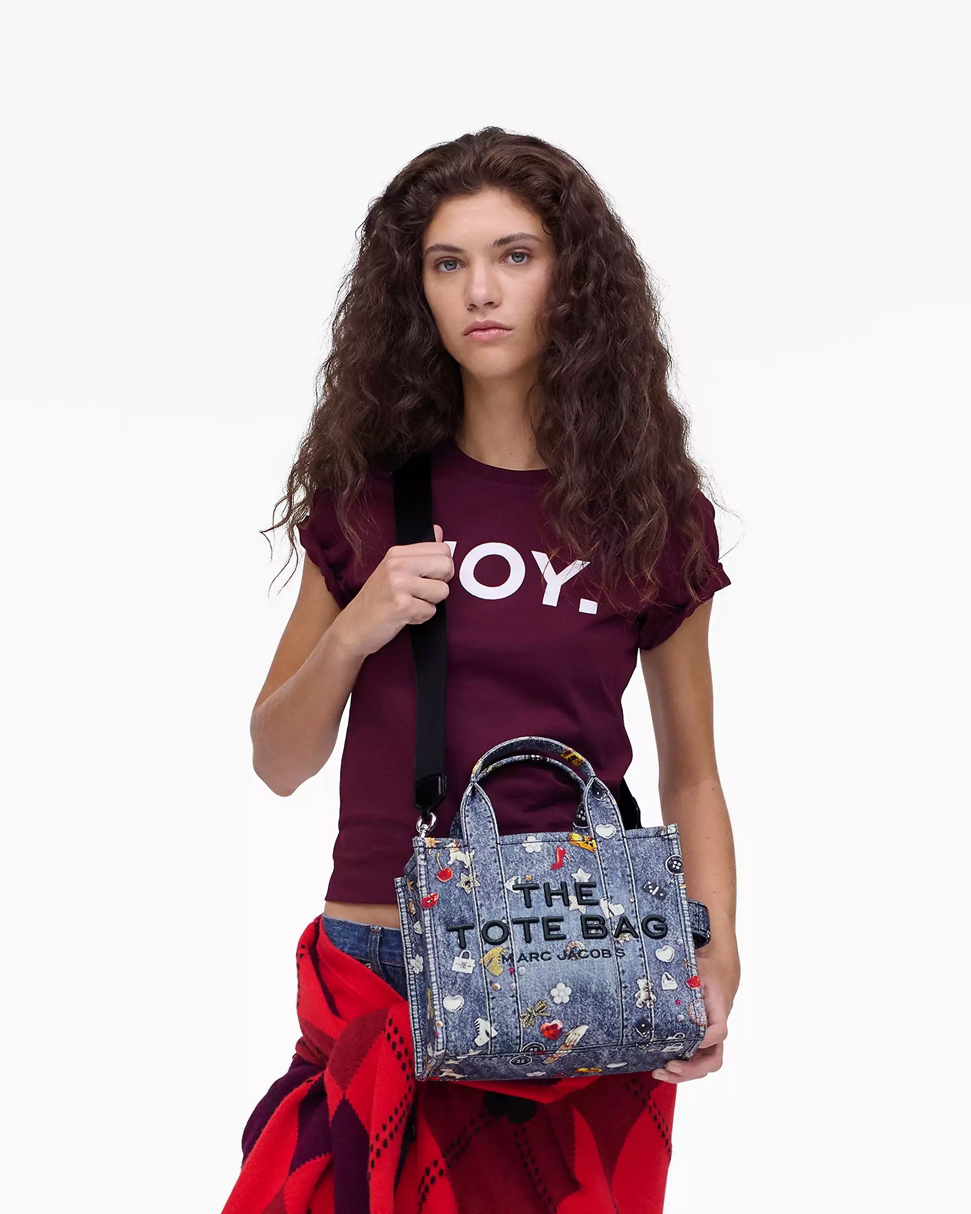 THE TROMPE L'OEIL TRINKET CANVAS SMALL TOTE BAG - XTXFMF