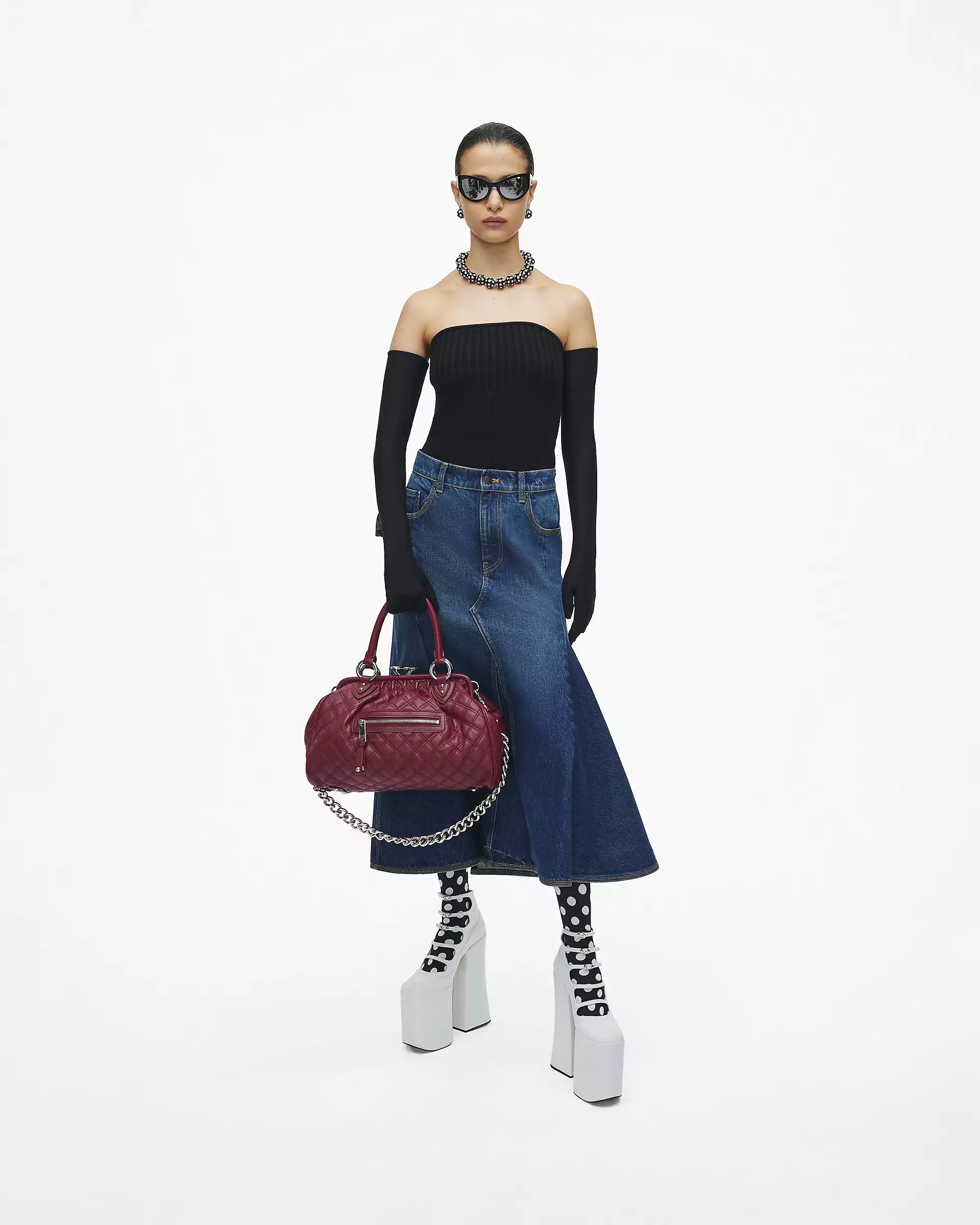 RE-EDITION QUILTED LEATHER STAM BAG - XTXFMF