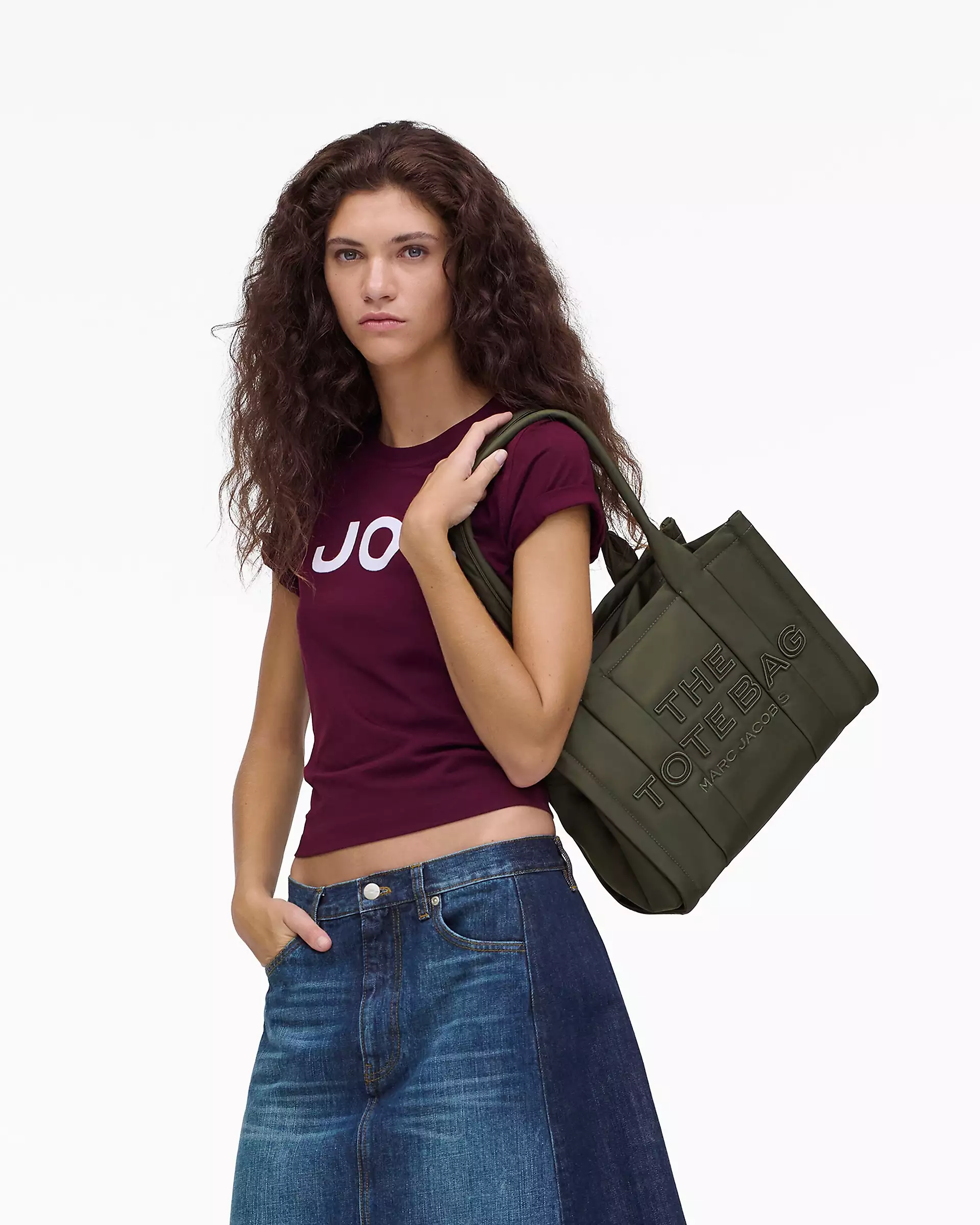 THE PUFFY NYLON MEDIUM TOTE BAG - XTXFMF