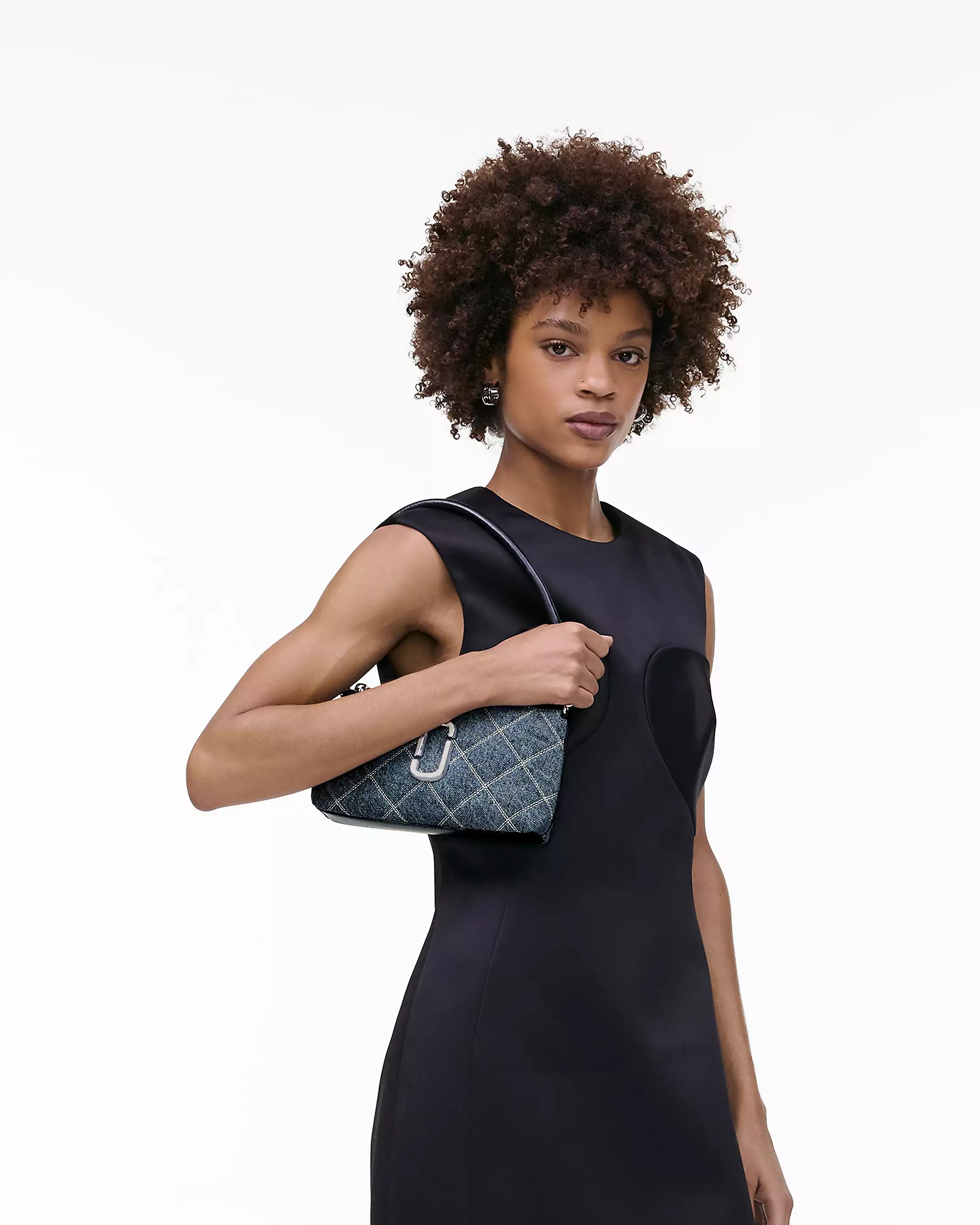 THE QUILTED DENIM SNAPSHOT CONVERTIBLE SHOULDER BAG - XTXFMF