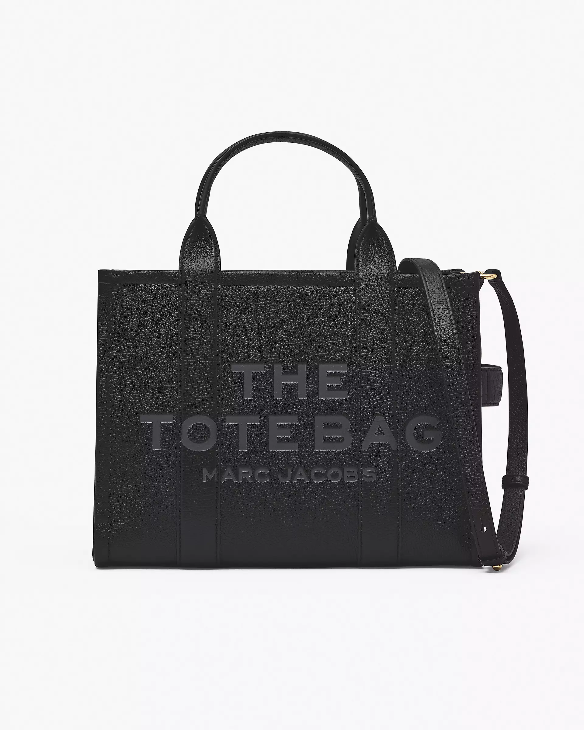 THE LEATHER MEDIUM TOTE BAG - XTXFMF