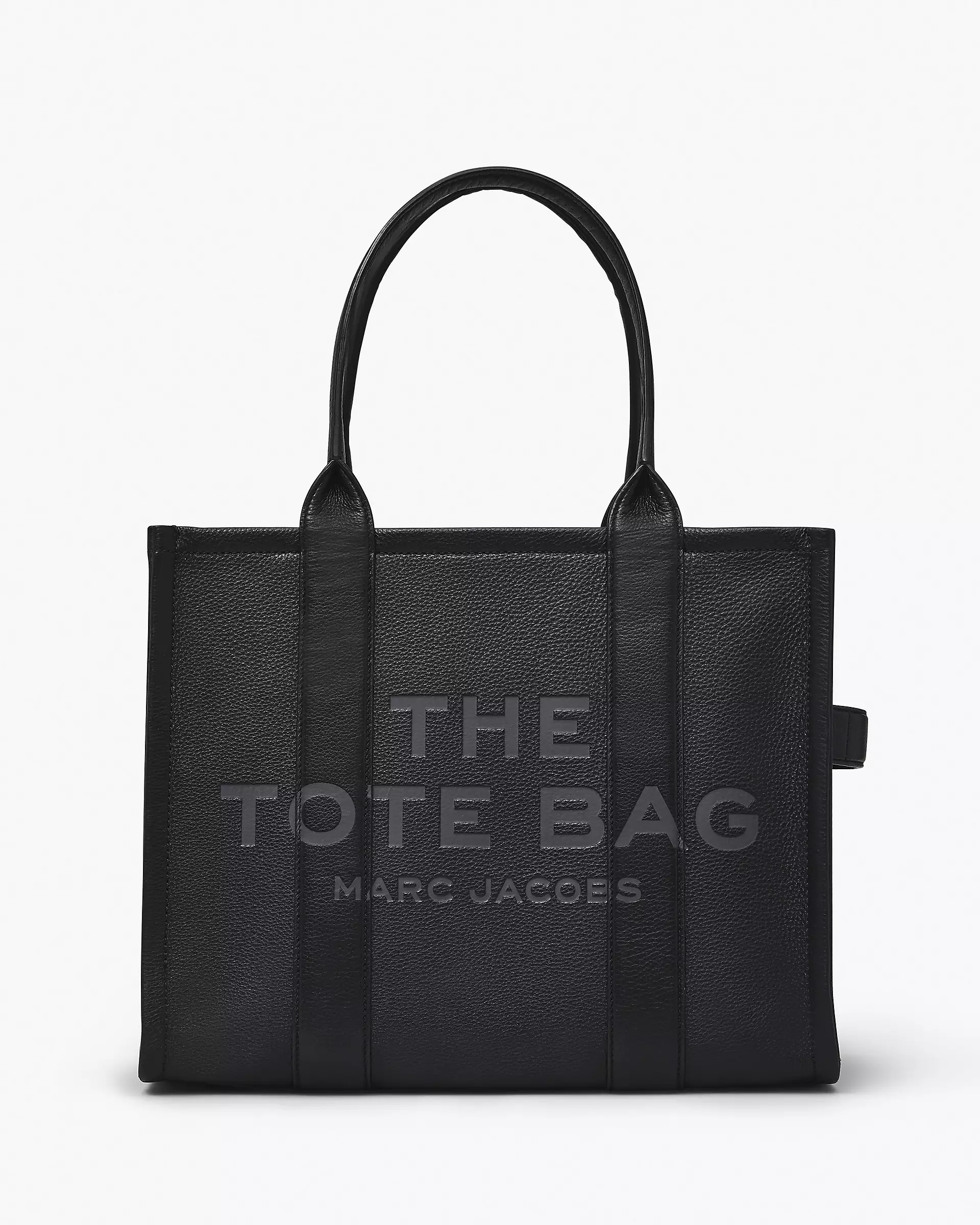 THE LEATHER LARGE TOTE BAG - XTXFMF