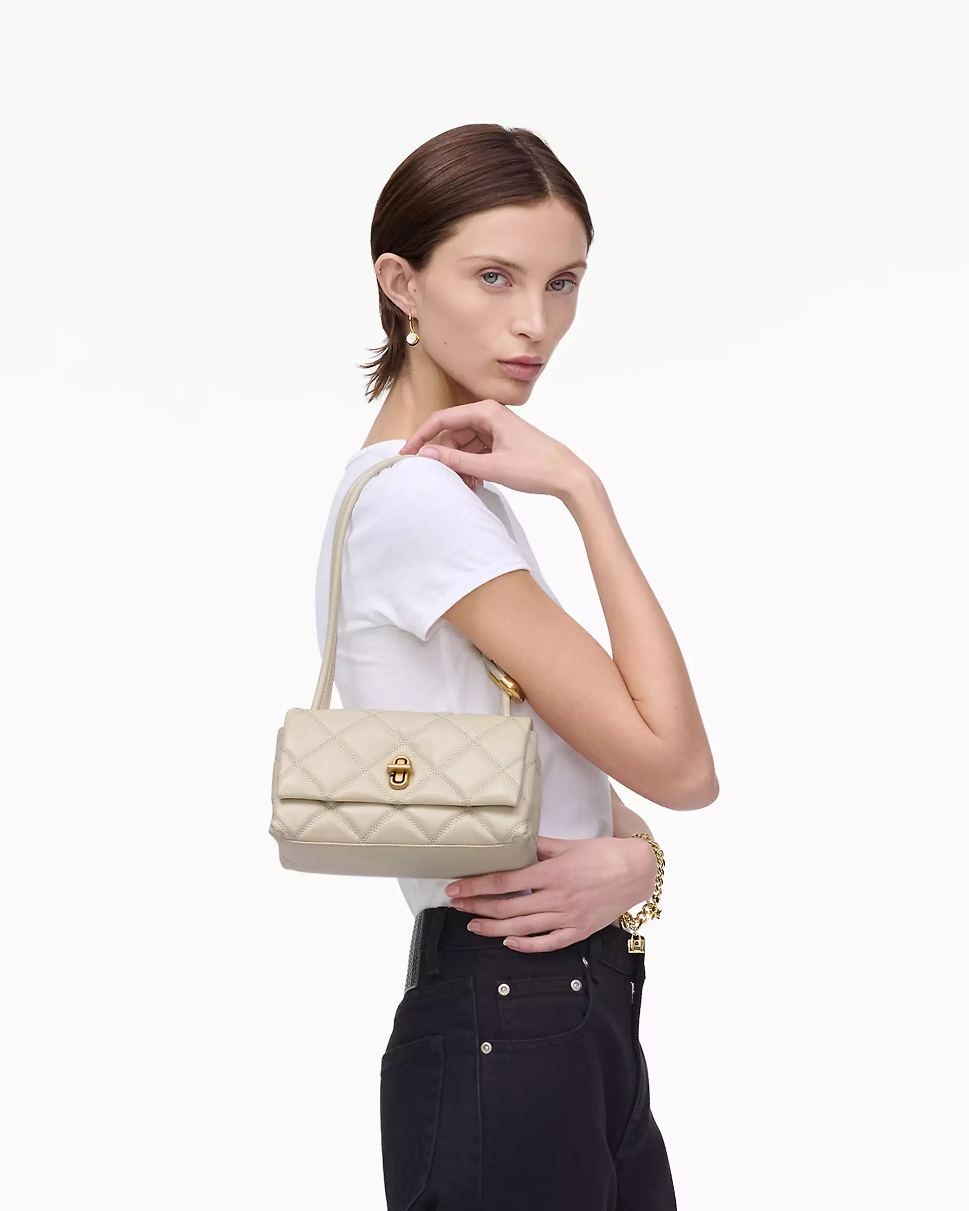 THE QUILTED MINI DUAL SHOULDER BAG - XTXFMF