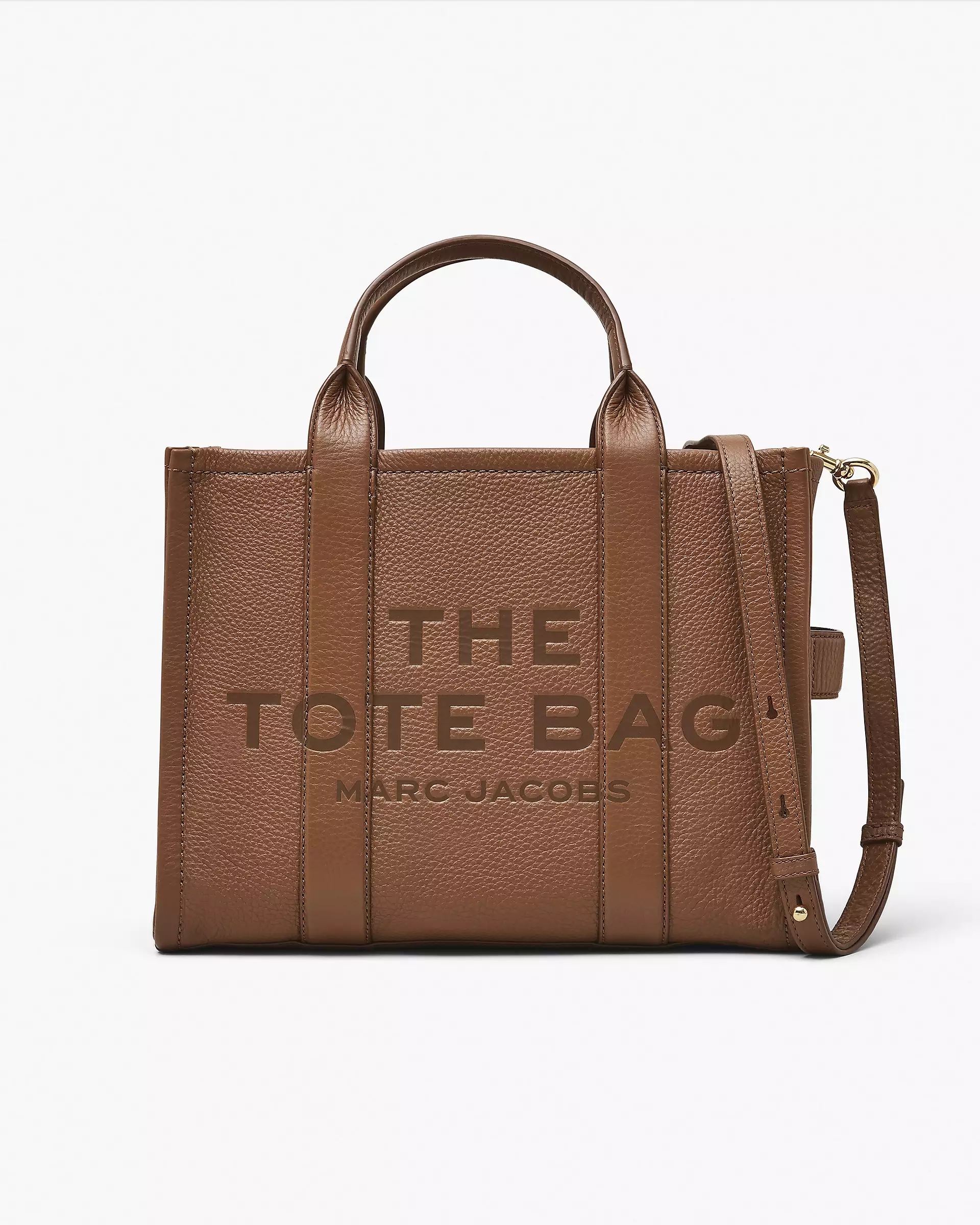 THE LEATHER MEDIUM TOTE BAG - XTXFMF