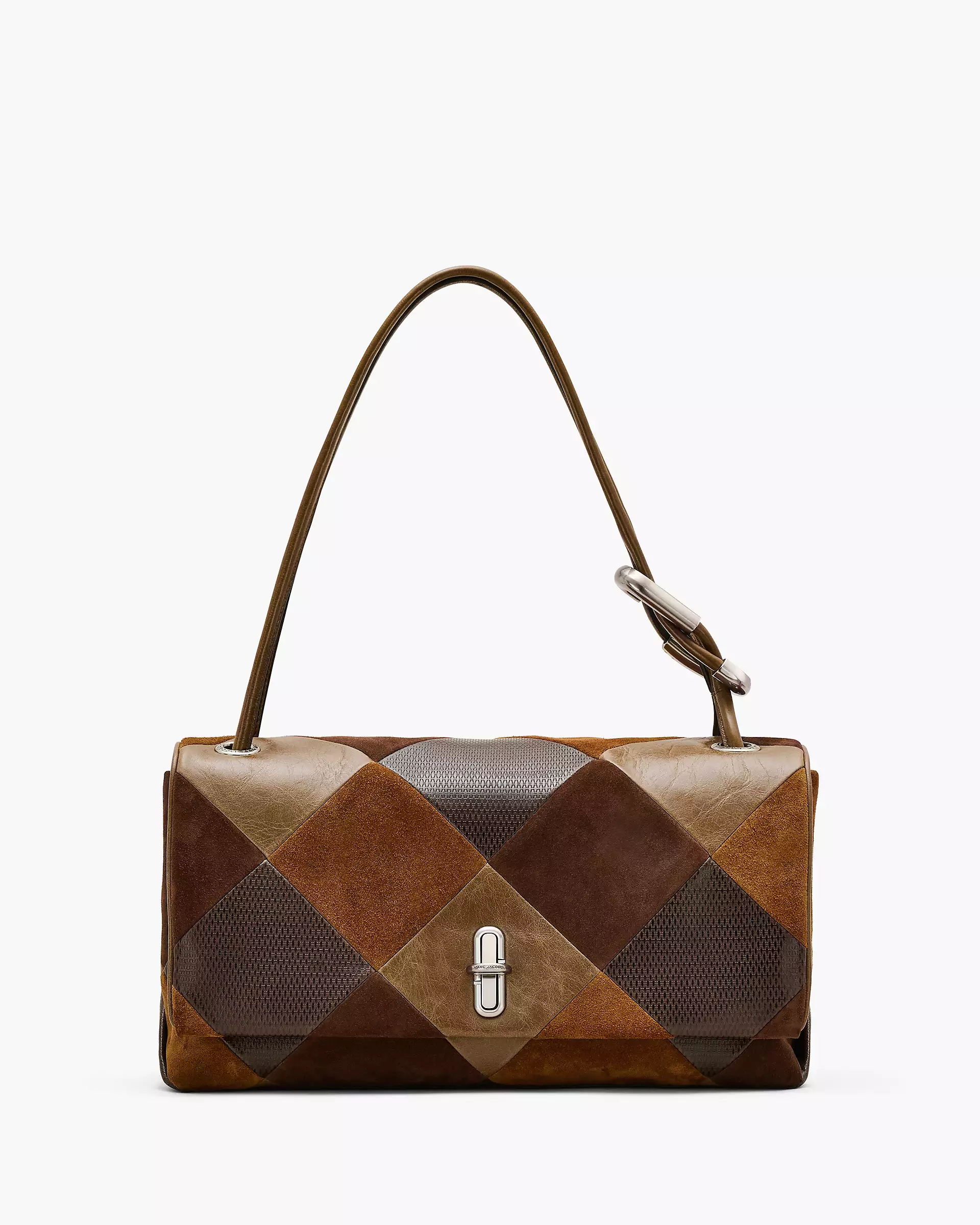 THE SUEDE PATCHWORK LARGE DUAL BAG - XTXFMF