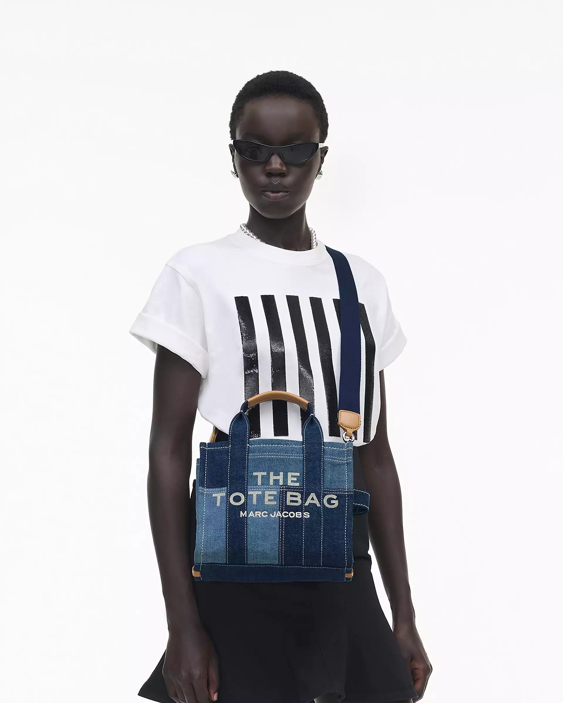 THE DENIM SMALL TOTE BAG - XTXFMF