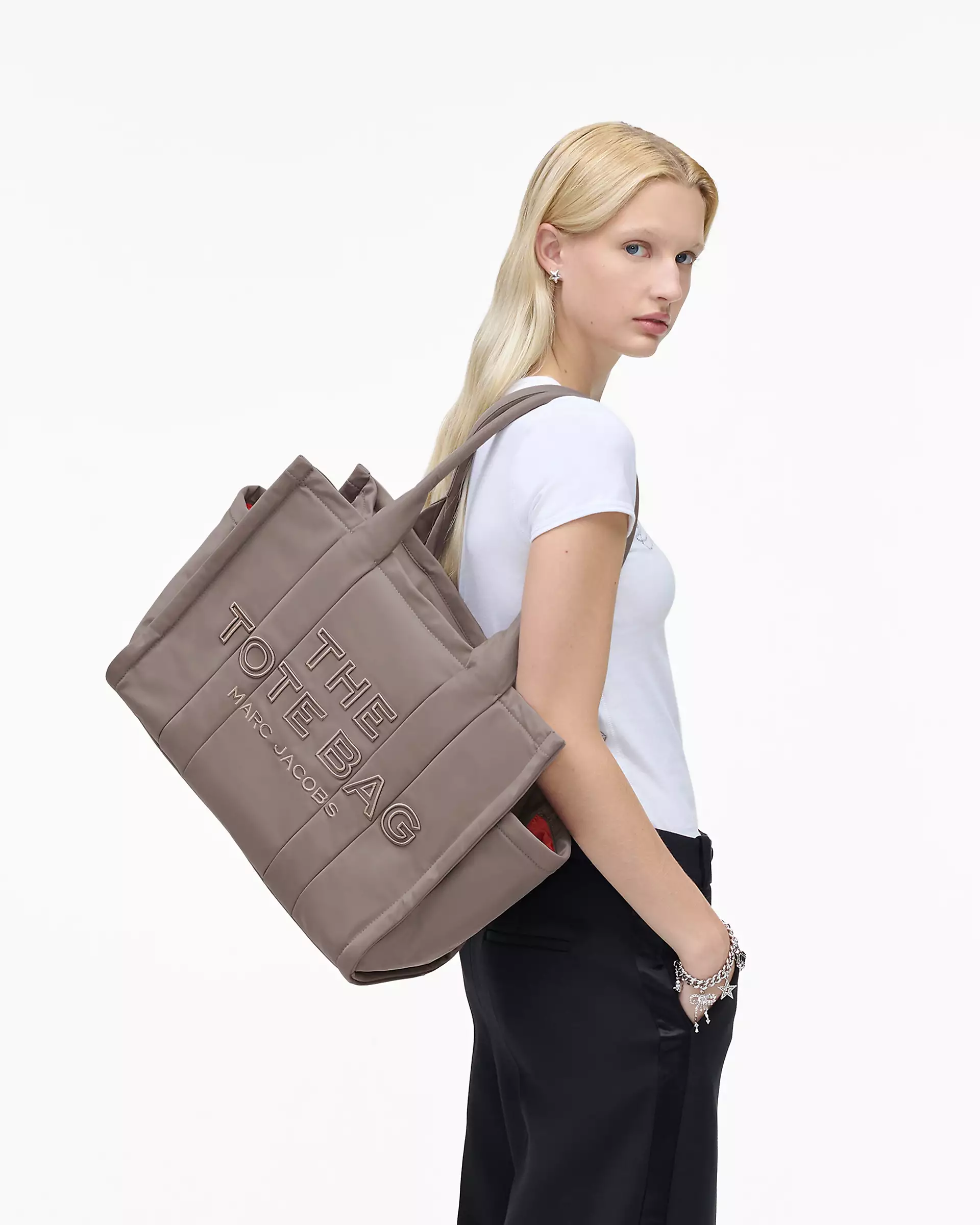 THE PUFFY NYLON LARGE TOTE BAG - XTXFMF