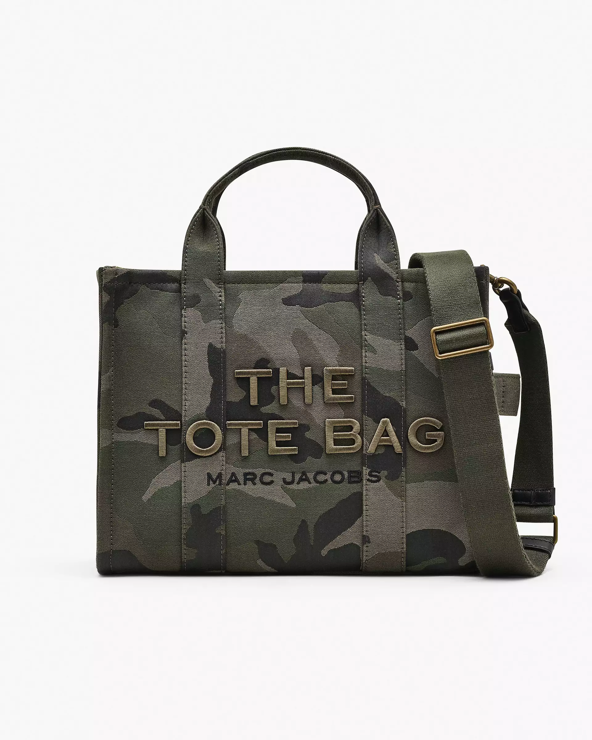 THE CAMO JACQUARD MEDIUM TOTE BAG - XTXFMF