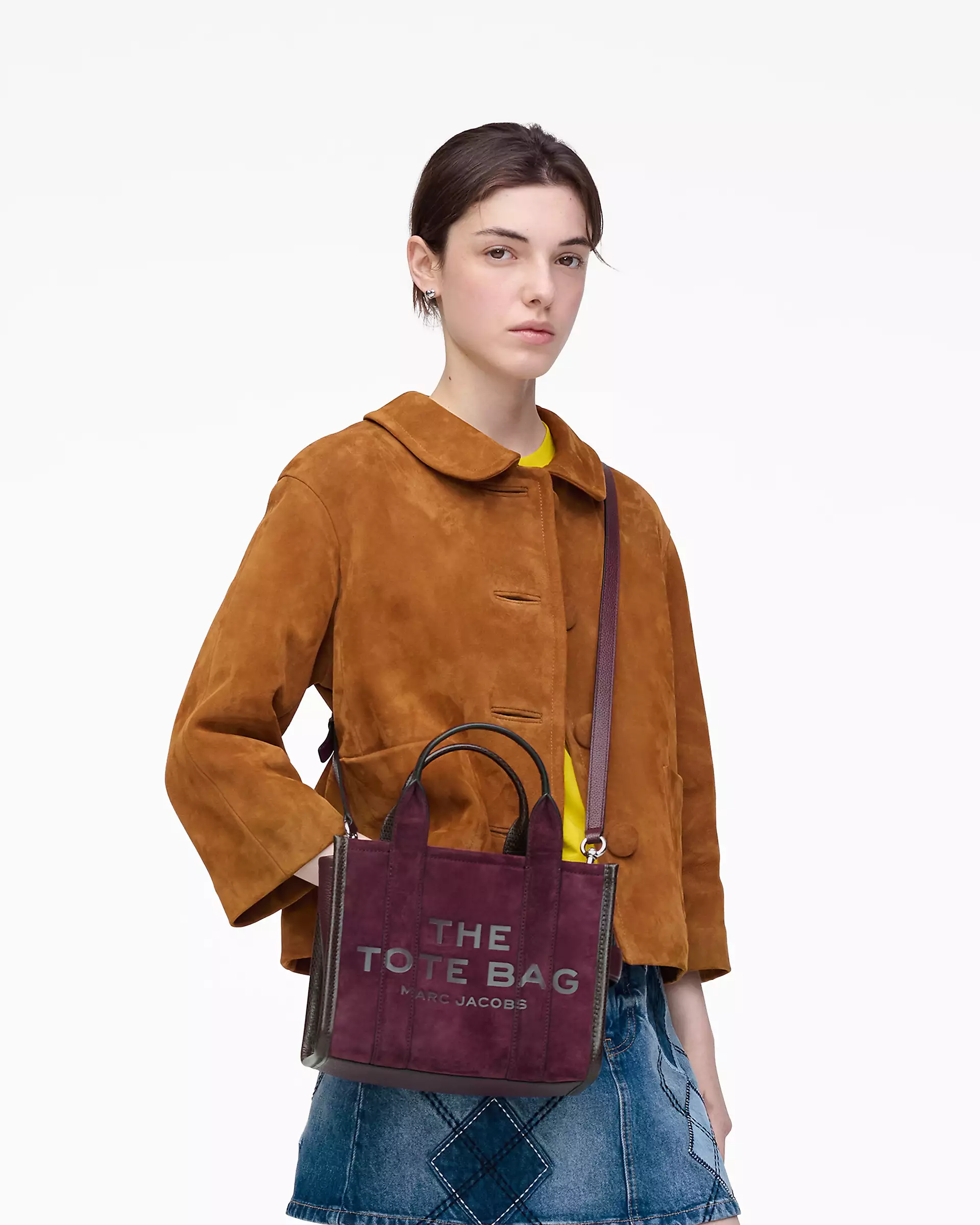 THE SUEDE SMALL TOTE BAG - XTXFMF