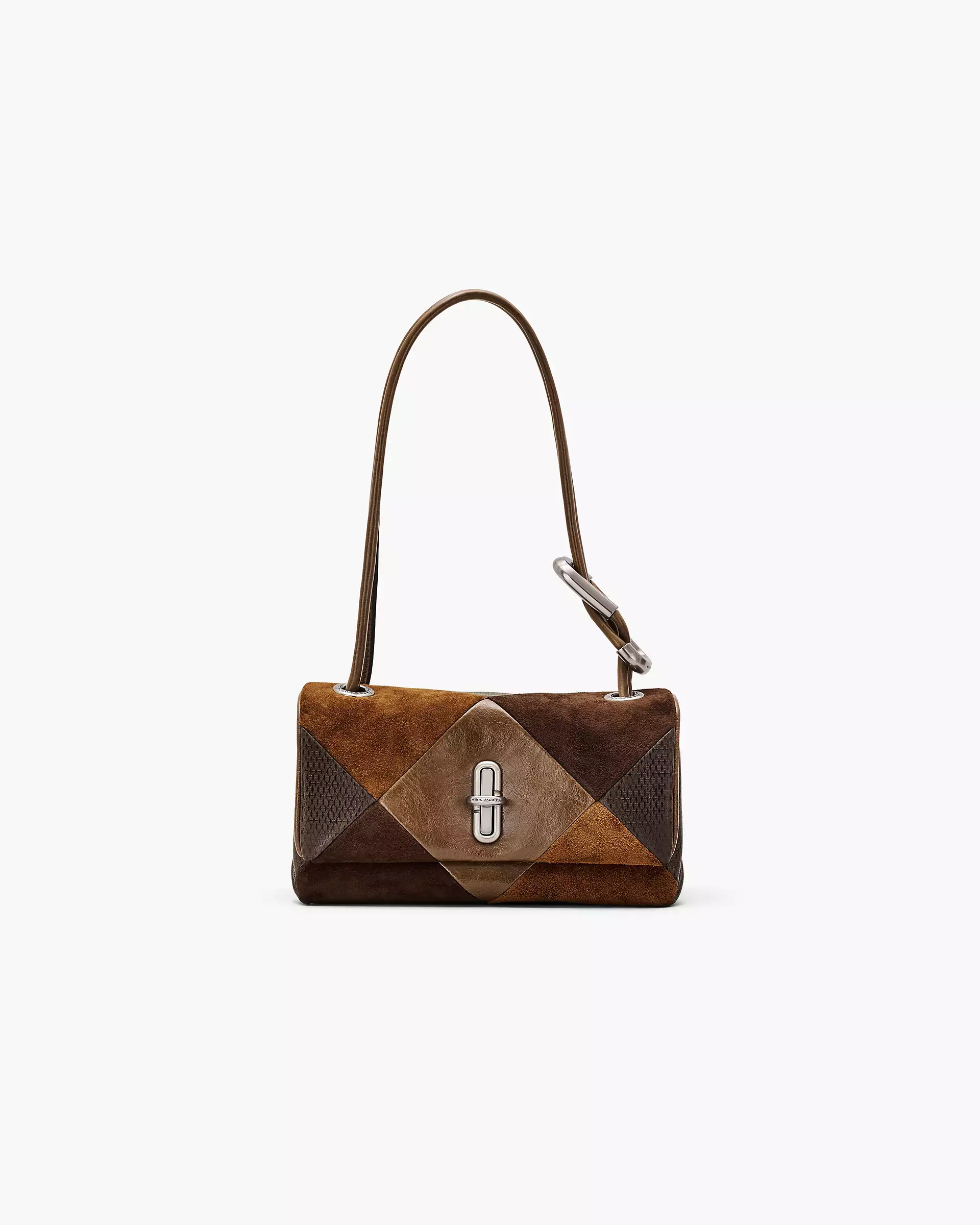 THE SUEDE PATCHWORK MINI DUAL SHOULDER BAG - XTXFMF