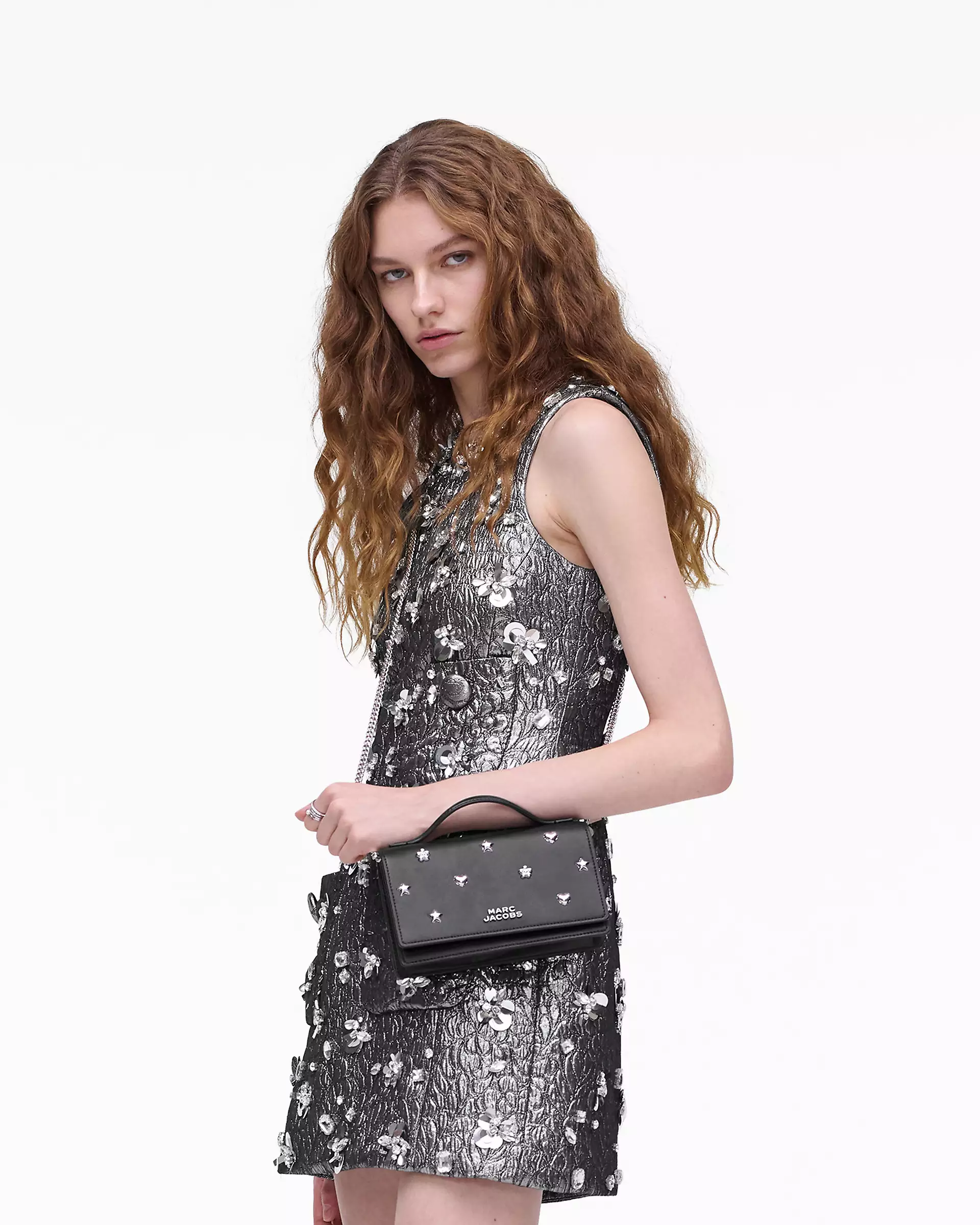 THE MINI ICON STUD GLAM MIRROR MINI BAG - XTXFMF