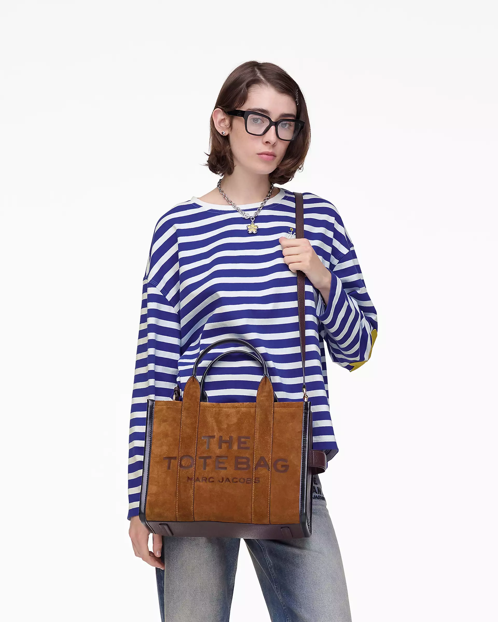 THE SUEDE MEDIUM TOTE BAG - XTXFMF