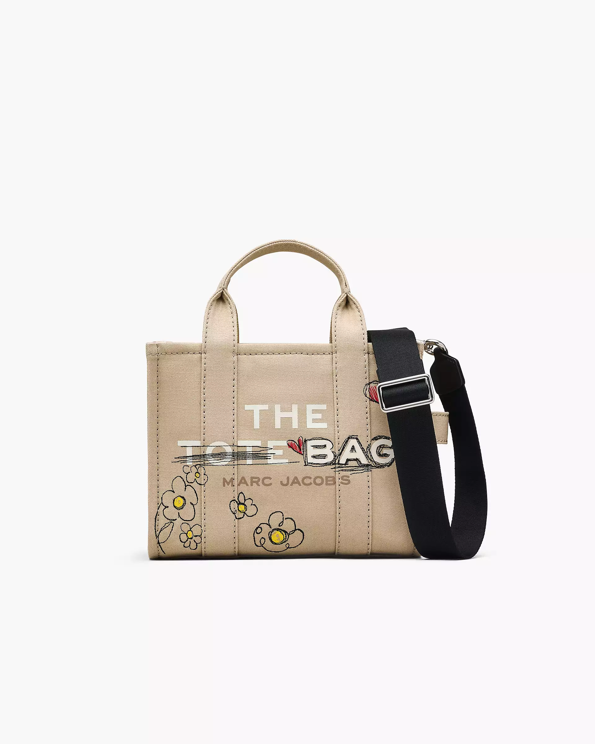 THE DAISY DOODLE CANVAS SMALL TOTE BAG - XTXFMF